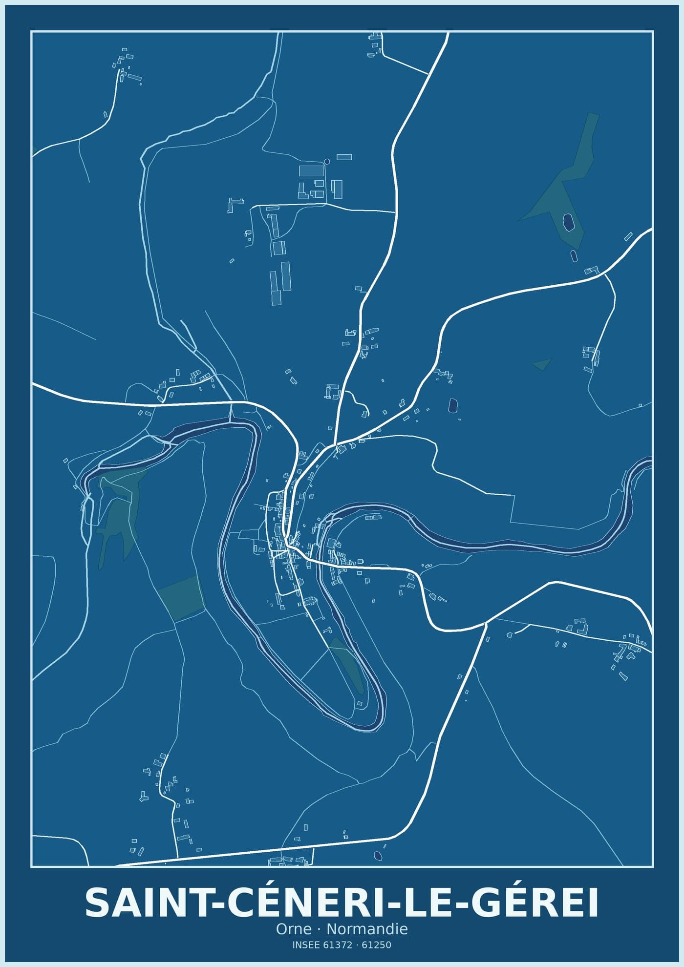 Plan de Saint-Céneri-le-Gérei
