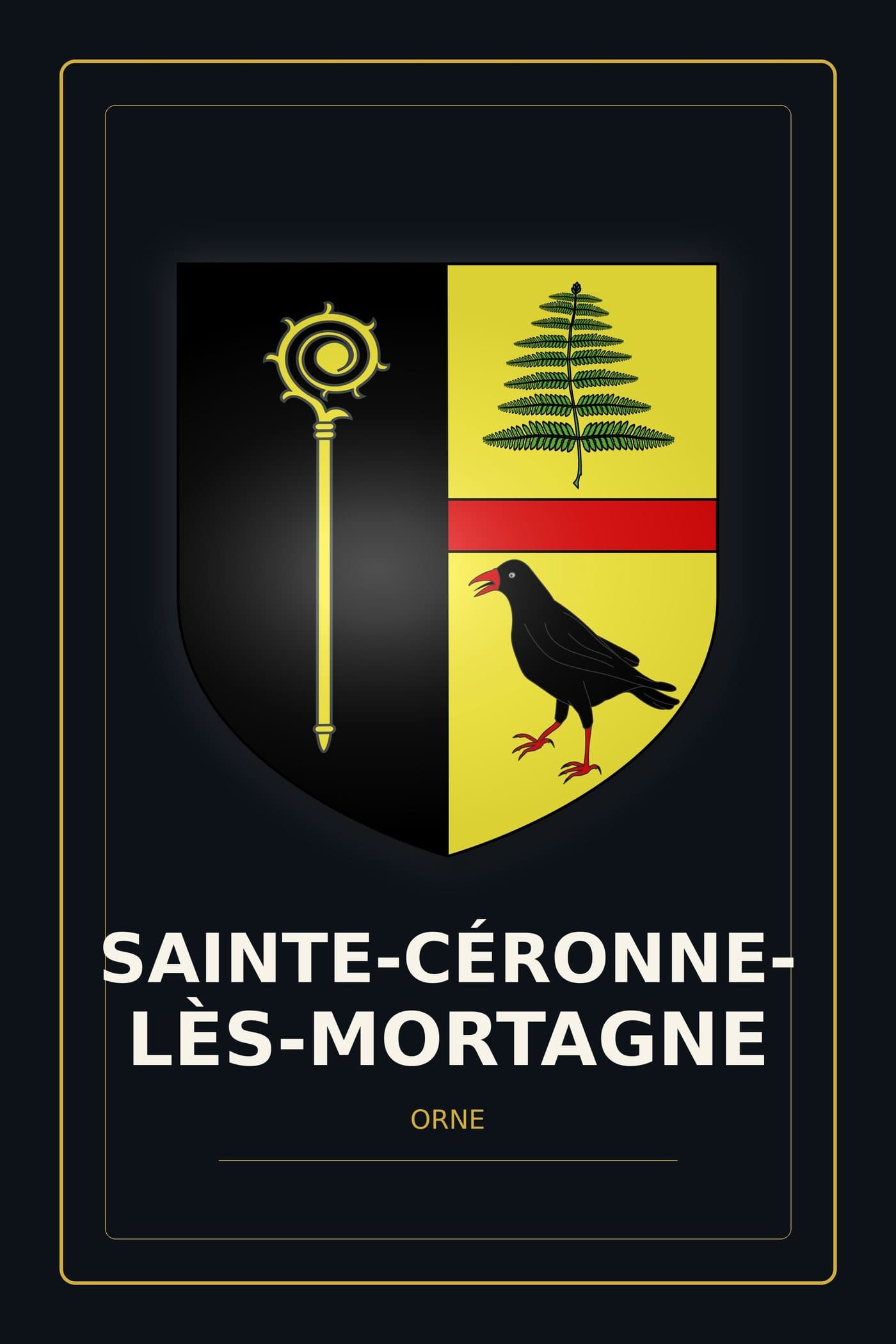 Blason de Sainte-Céronne-lès-Mortagne