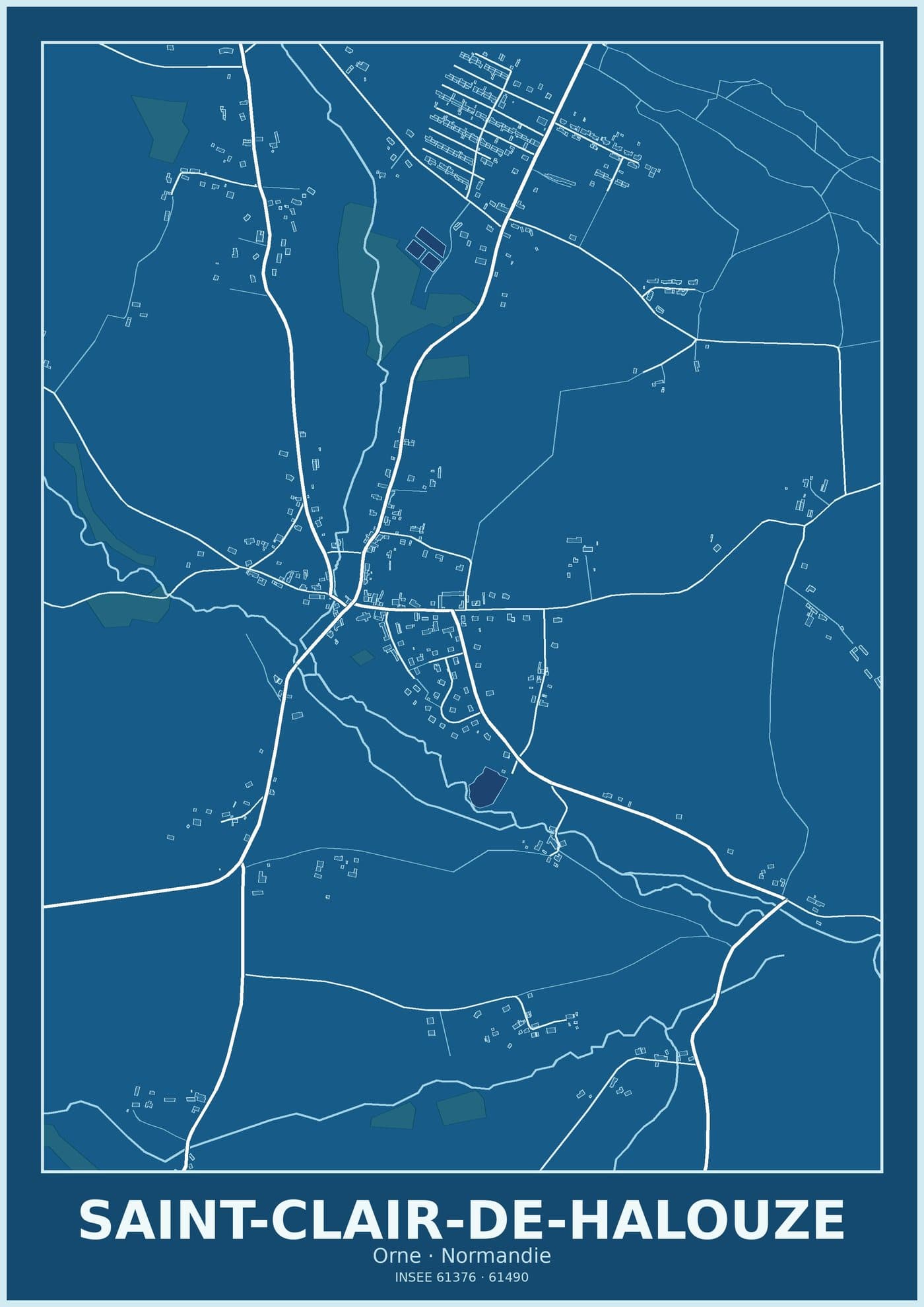 Plan de Saint-Clair-de-Halouze