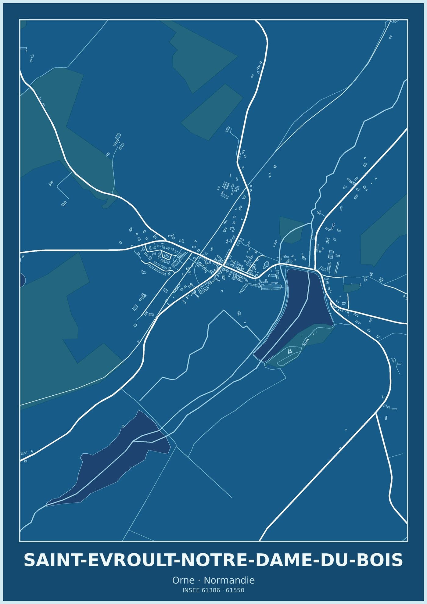Plan de Saint-Evroult-Notre-Dame-du-Bois