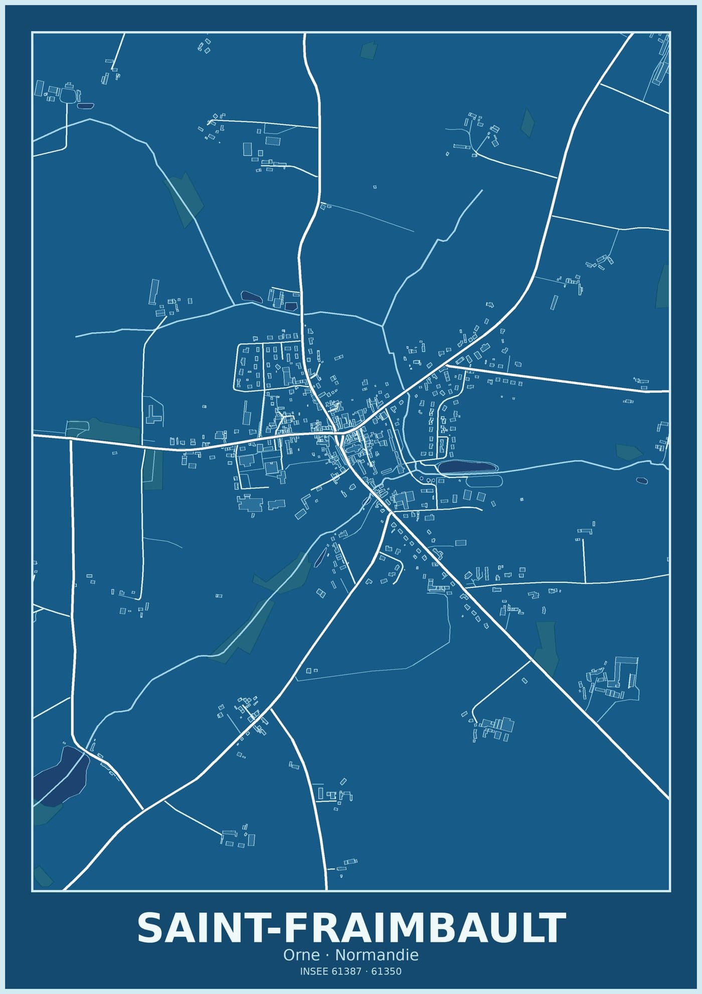 Plan de Saint-Fraimbault