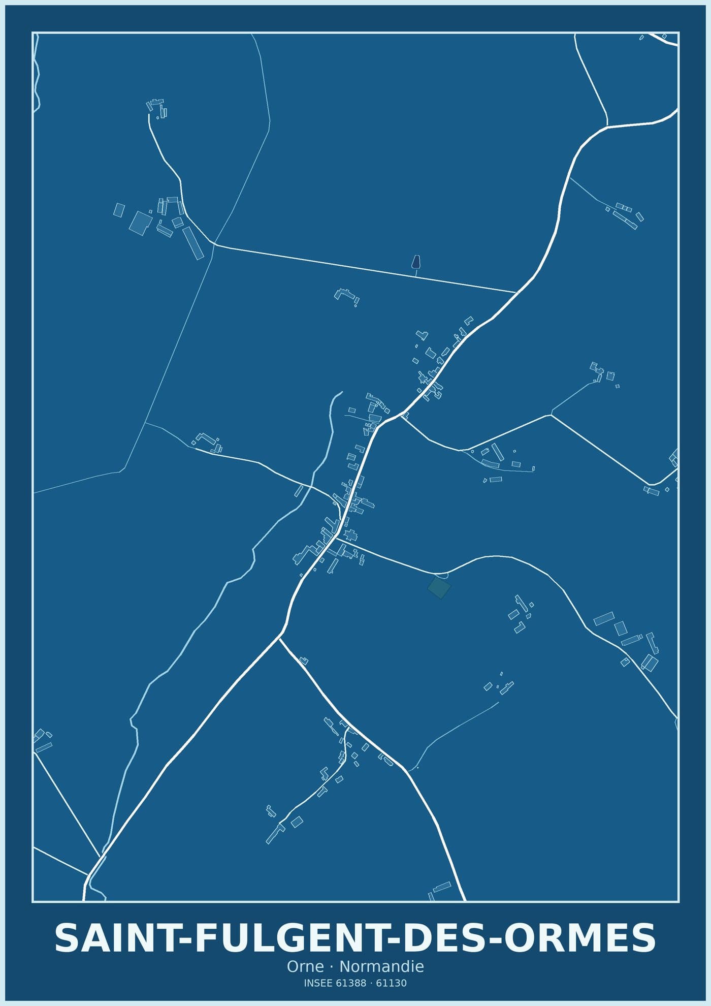 Plan de Saint-Fulgent-des-Ormes
