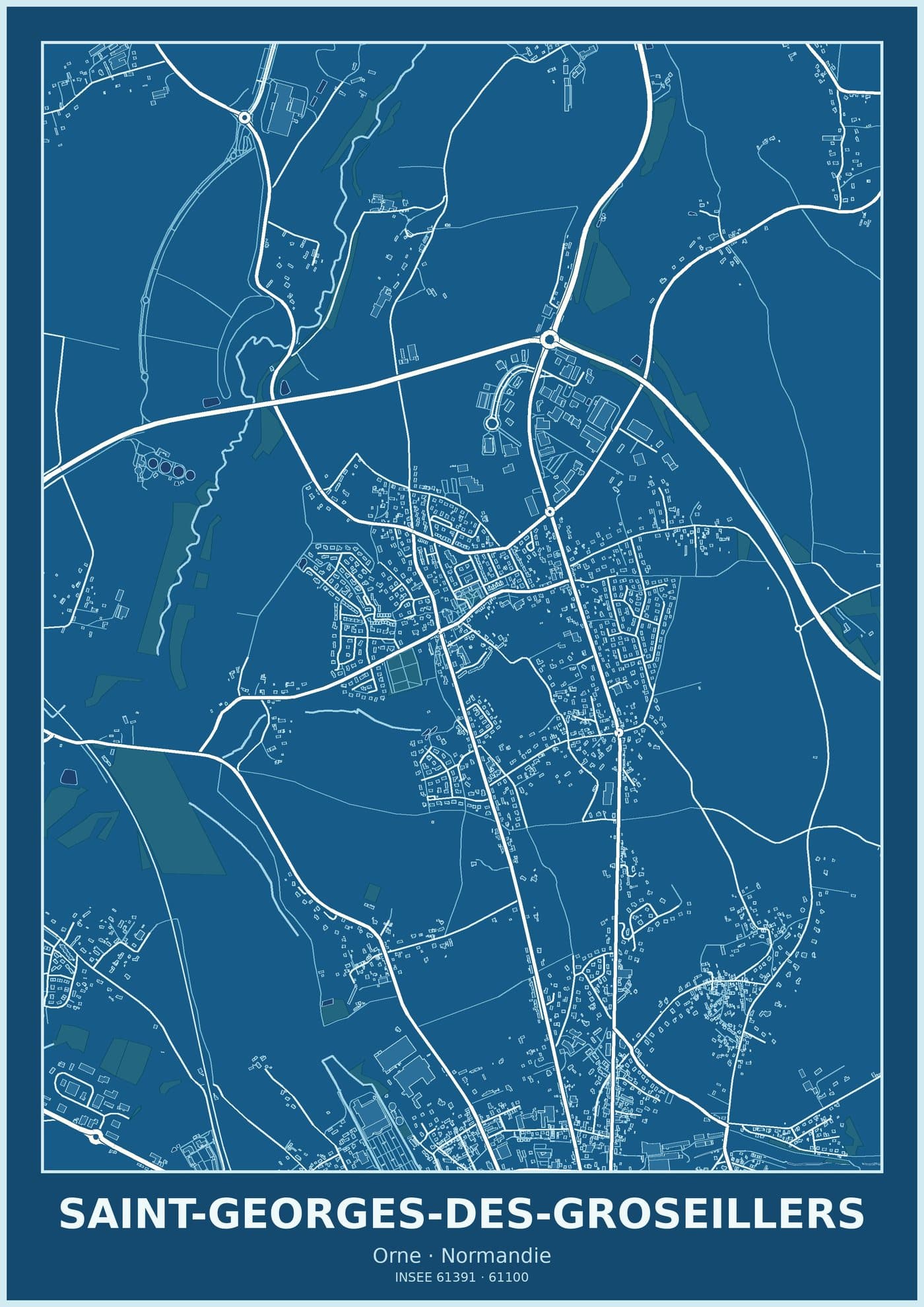 Plan de Saint-Georges-des-Groseillers