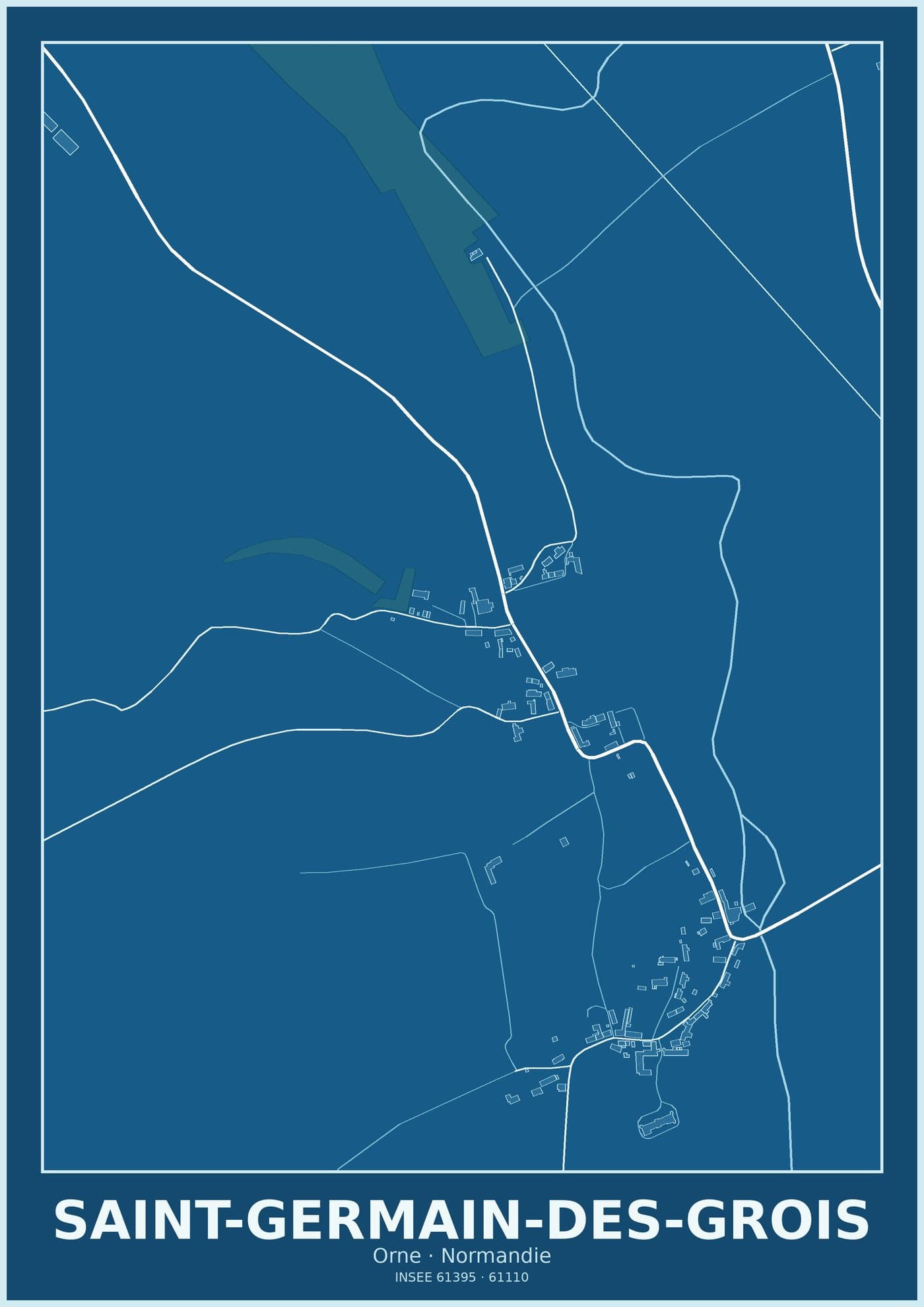 Plan de Saint-Germain-des-Grois