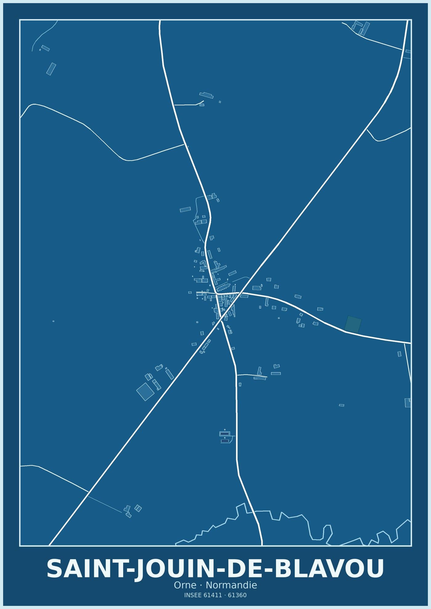 Plan de Saint-Jouin-de-Blavou