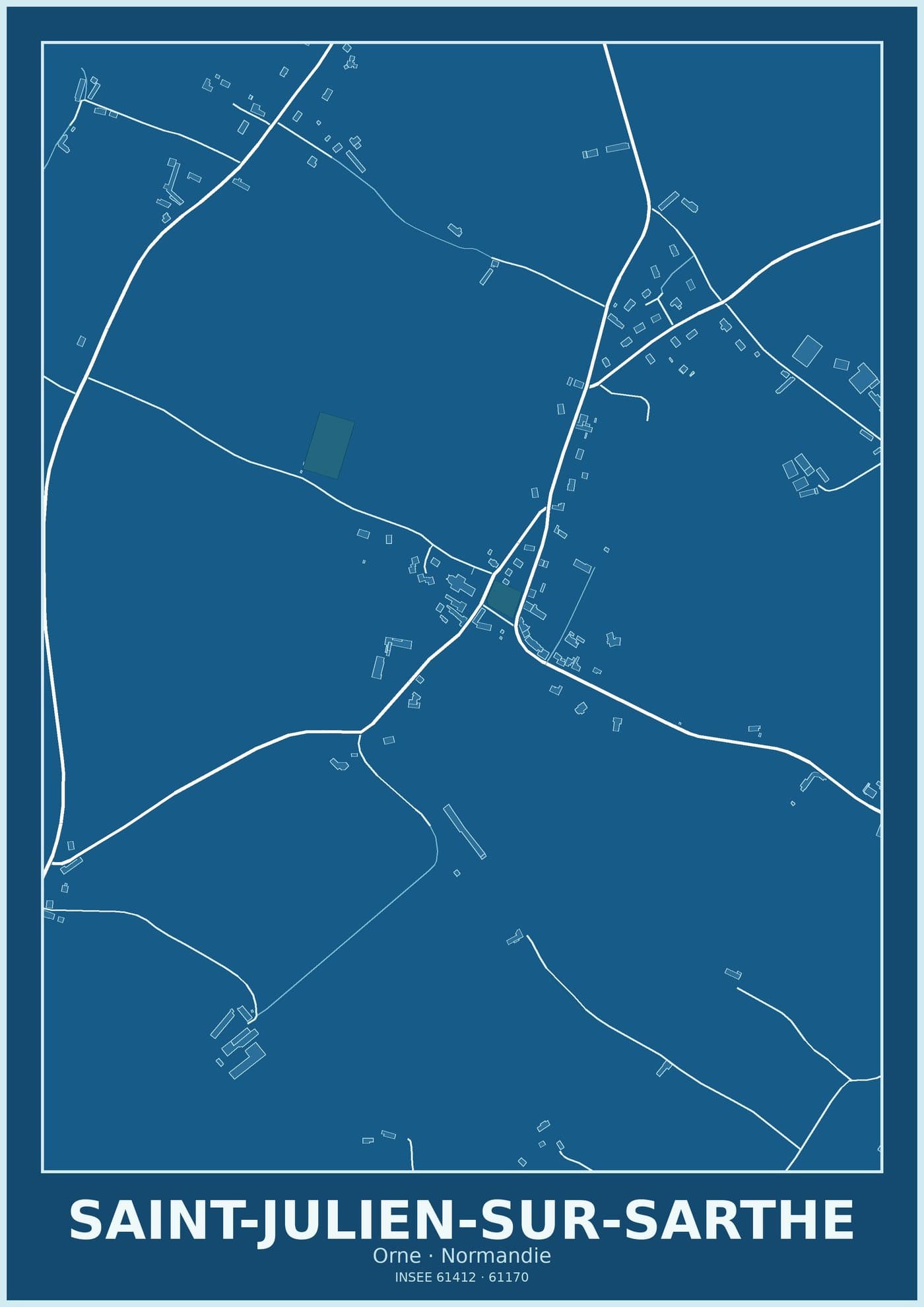 Plan de Saint-Julien-sur-Sarthe