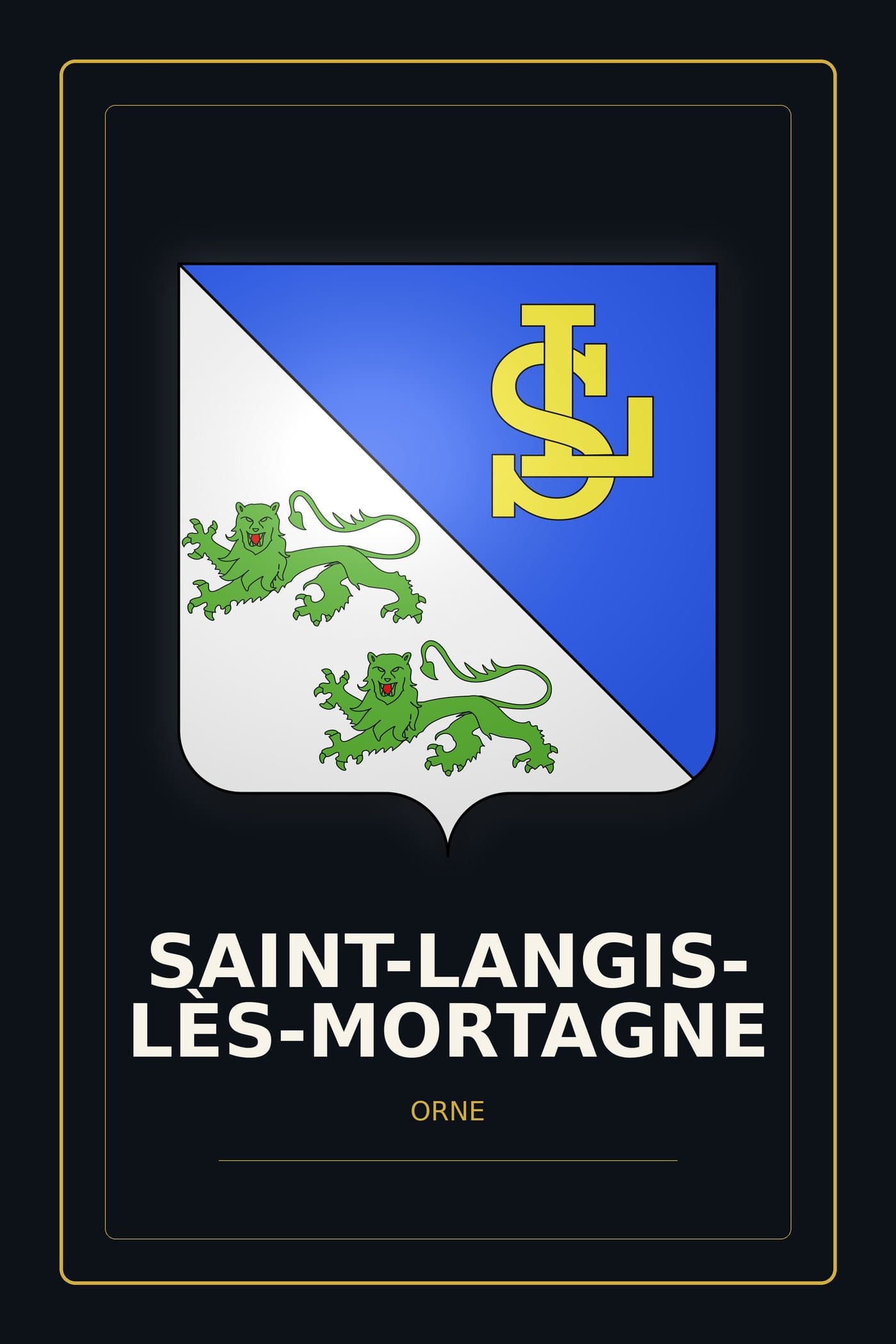 Blason de Saint-Langis-lès-Mortagne