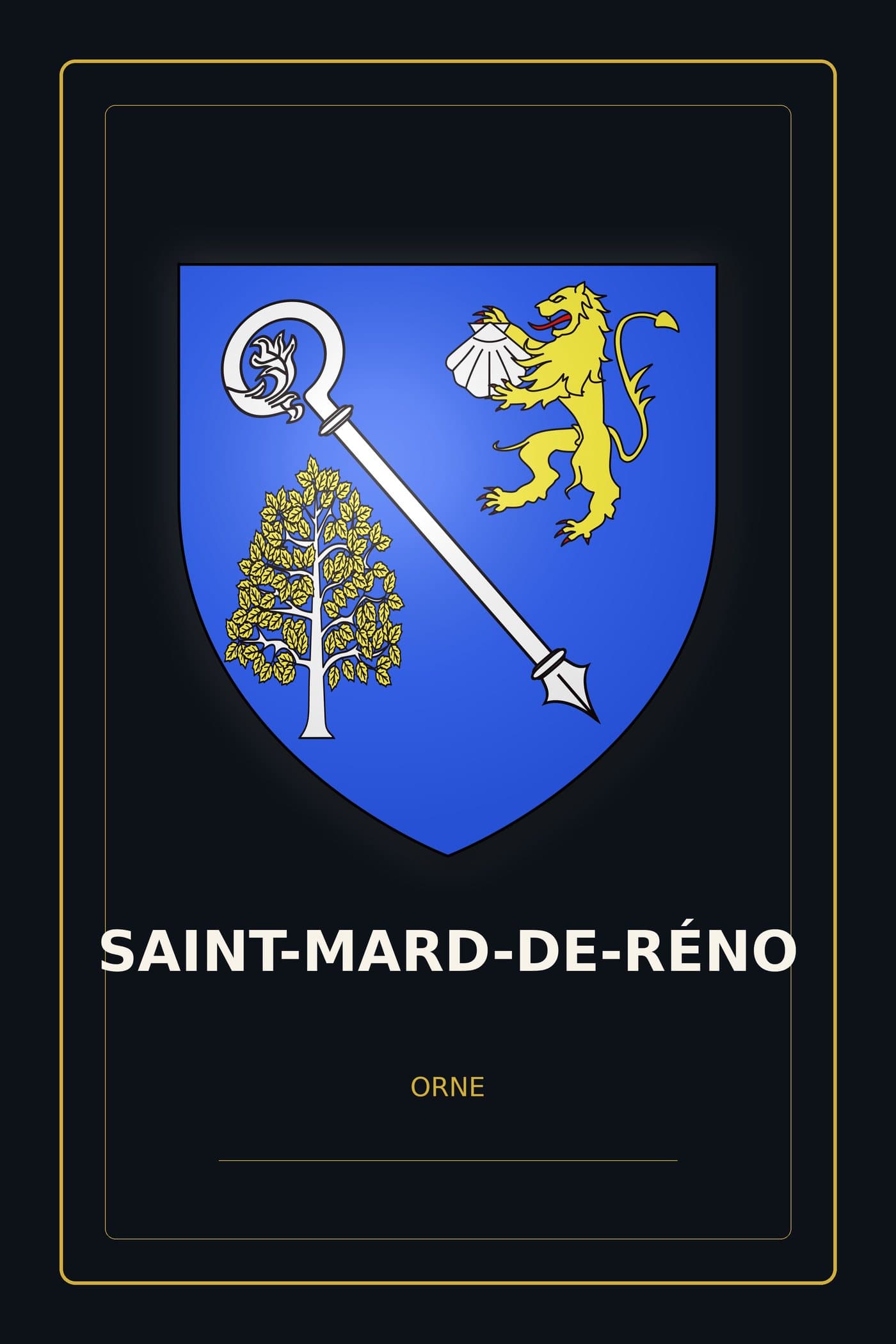 Blason de Saint-Mard-de-Réno