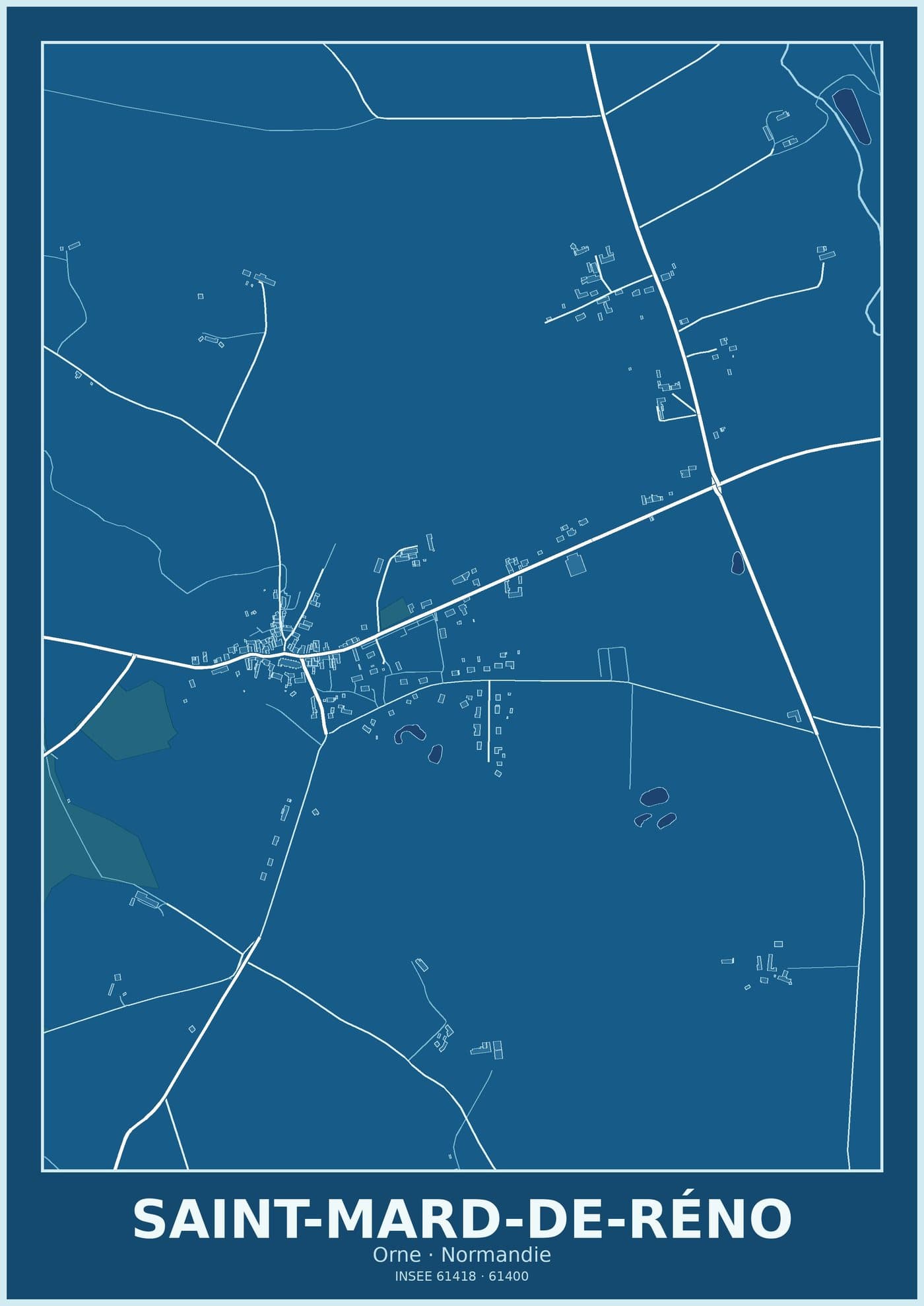 Plan de Saint-Mard-de-Réno