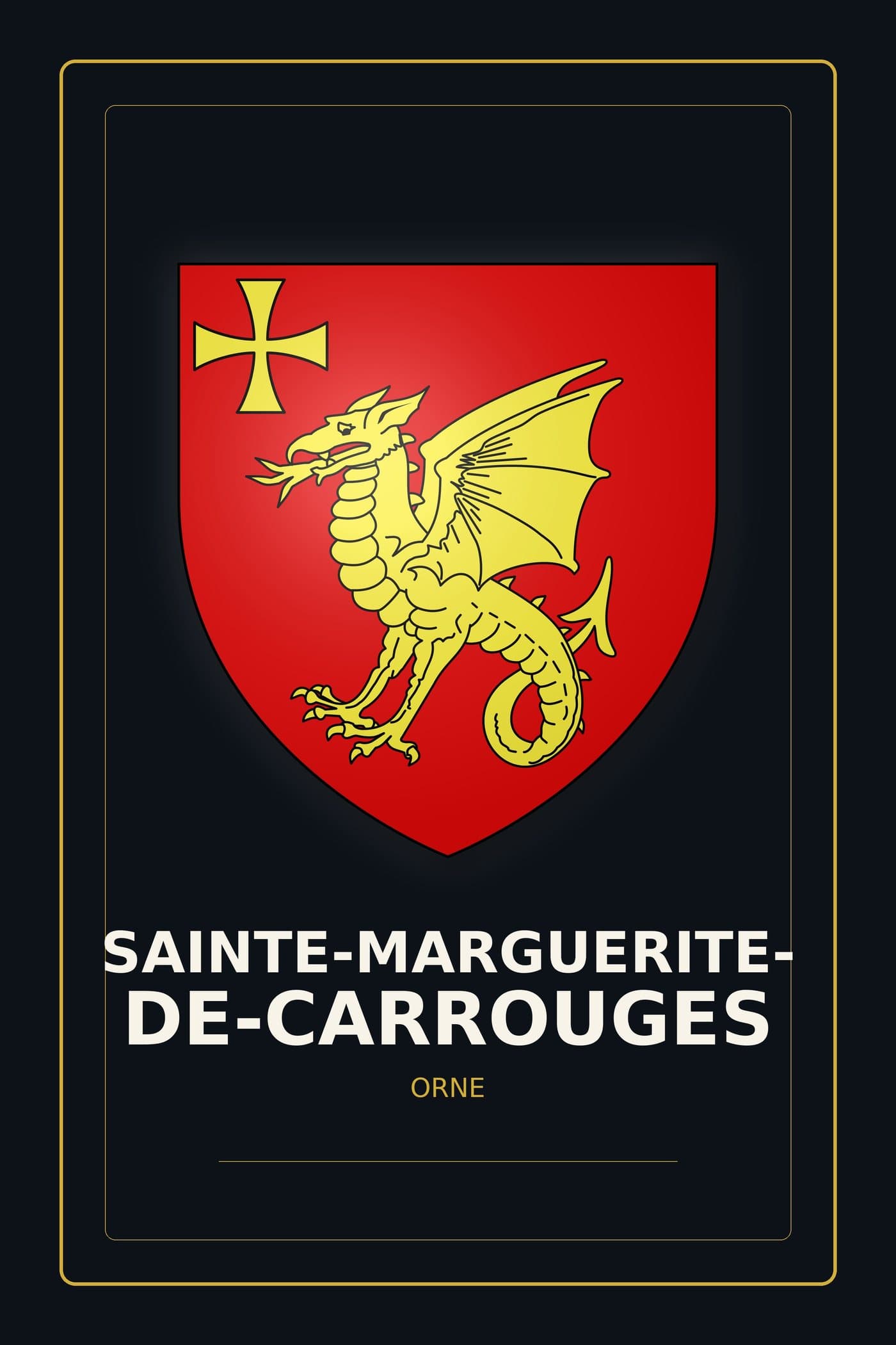 Blason de Sainte-Marguerite-de-Carrouges