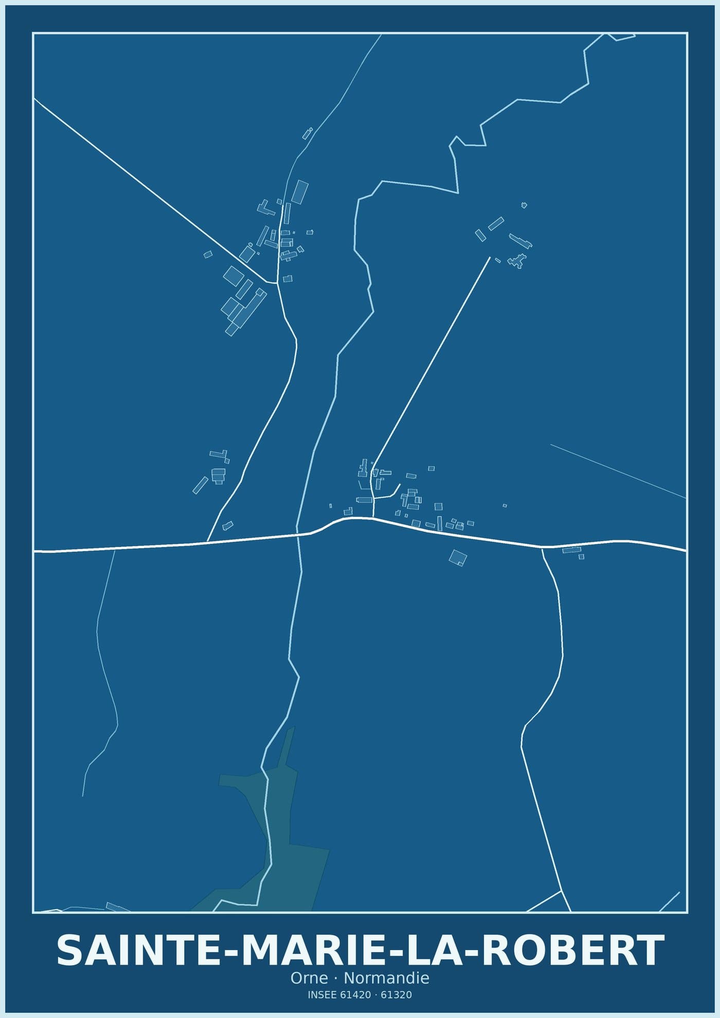 Plan de Sainte-Marie-la-Robert