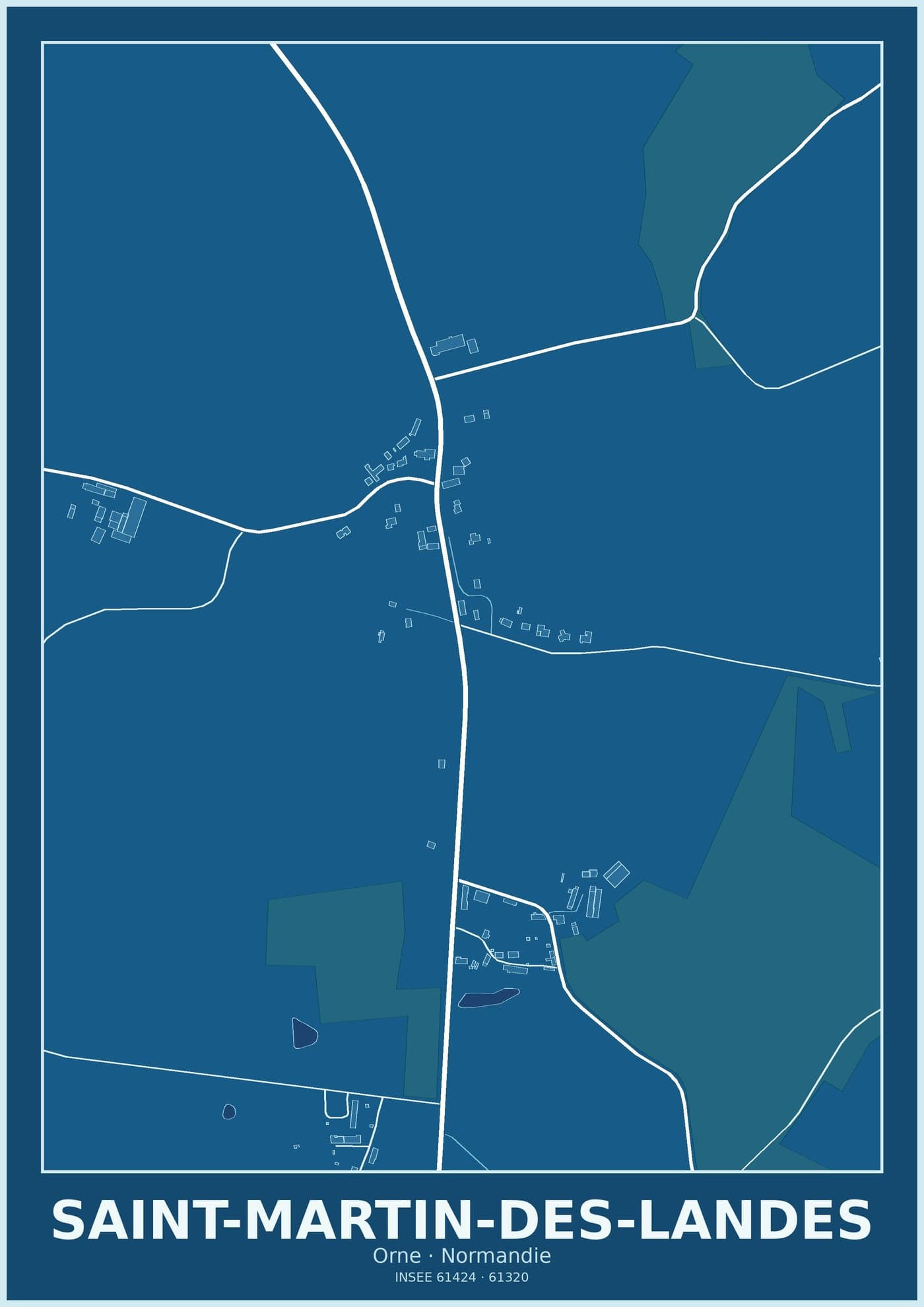 Plan de Saint-Martin-des-Landes