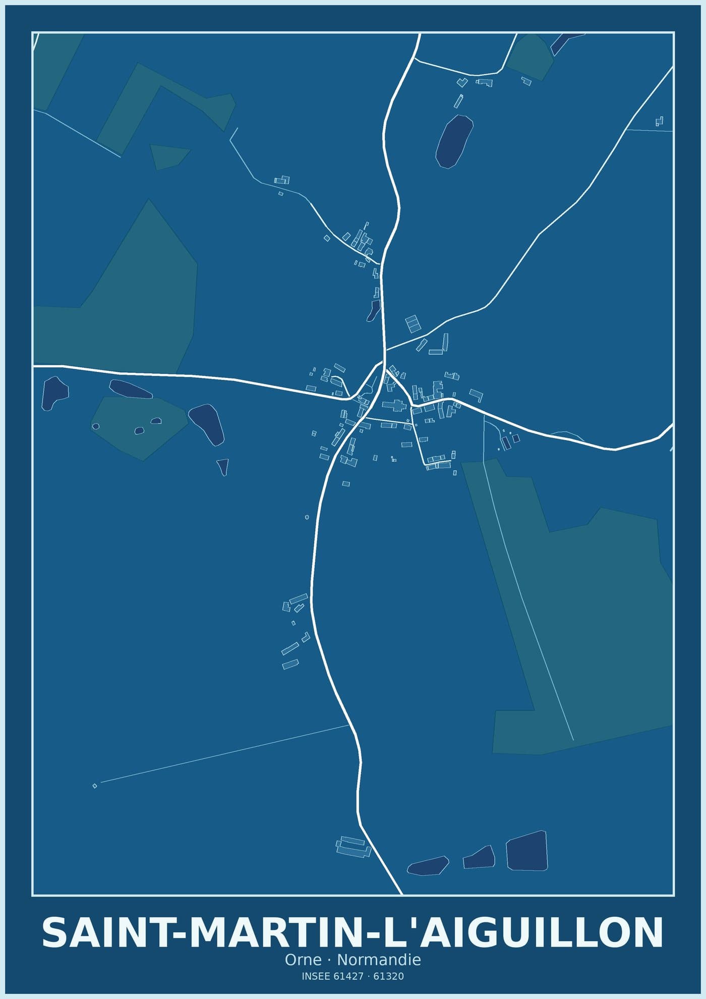 Plan de Saint-Martin-l'Aiguillon