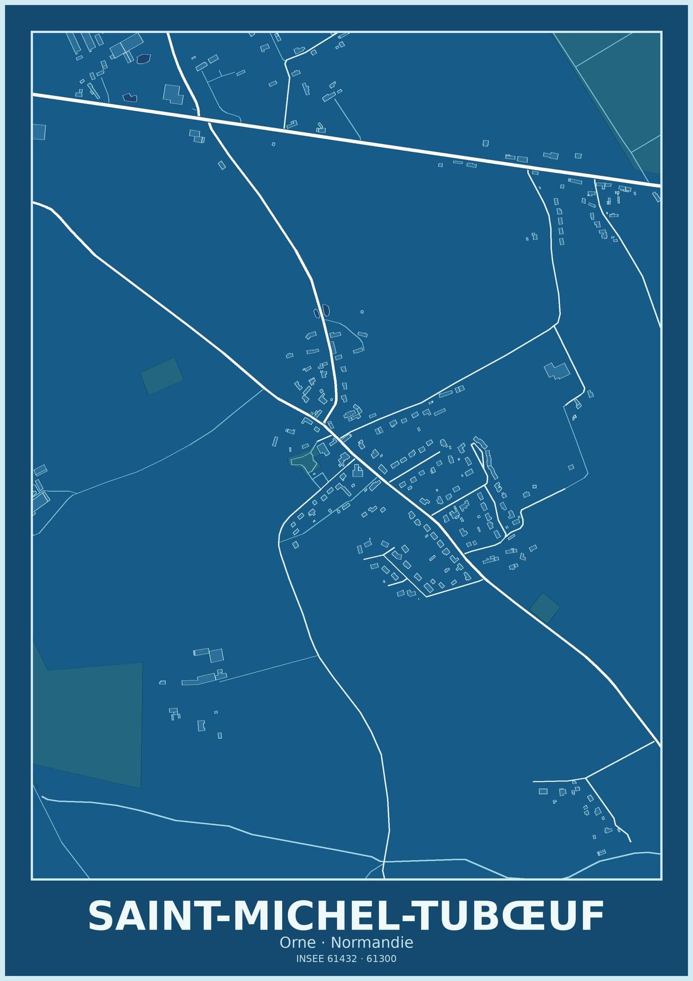 Plan de Saint-Michel-Tubœuf