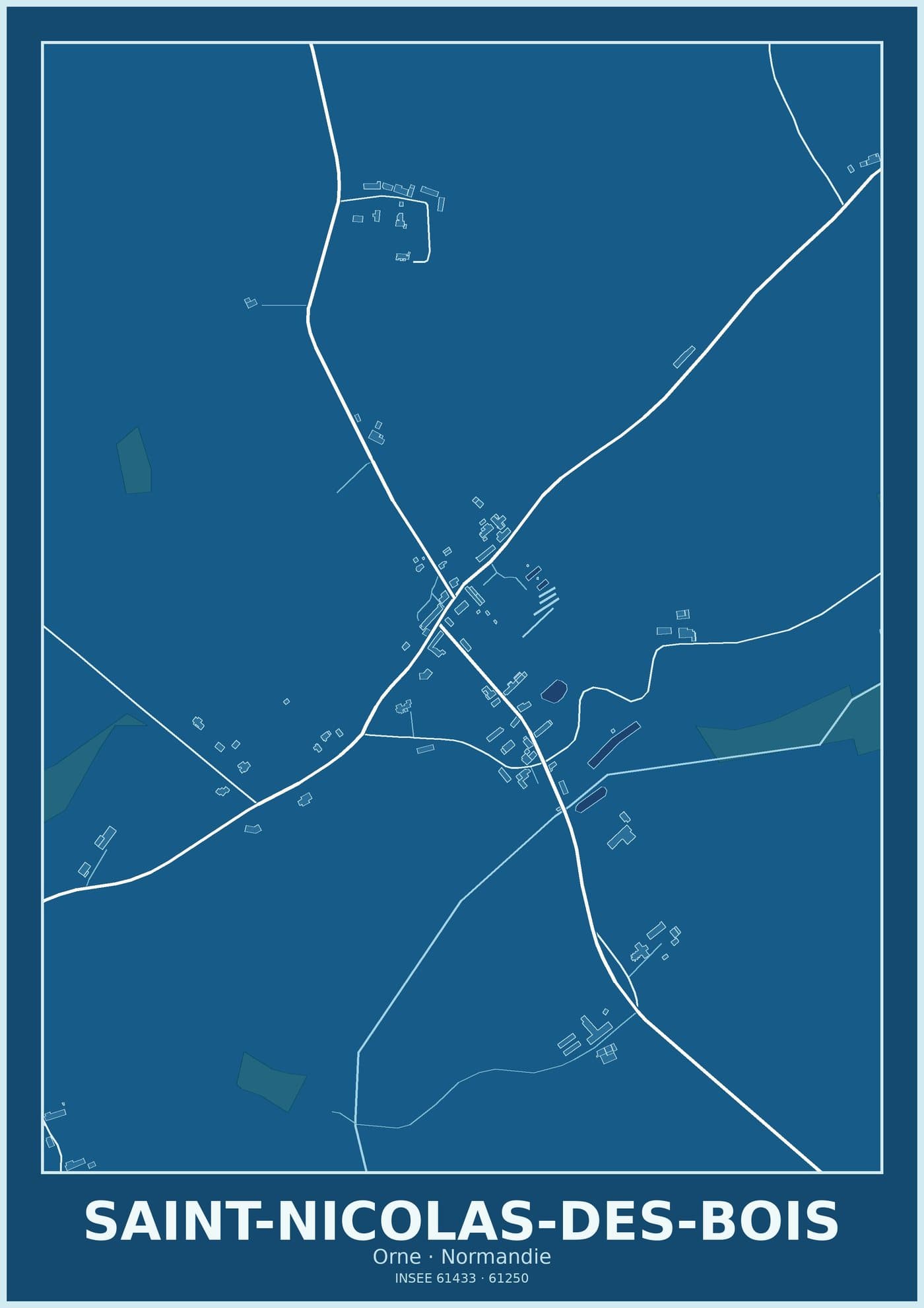 Plan de Saint-Nicolas-des-Bois