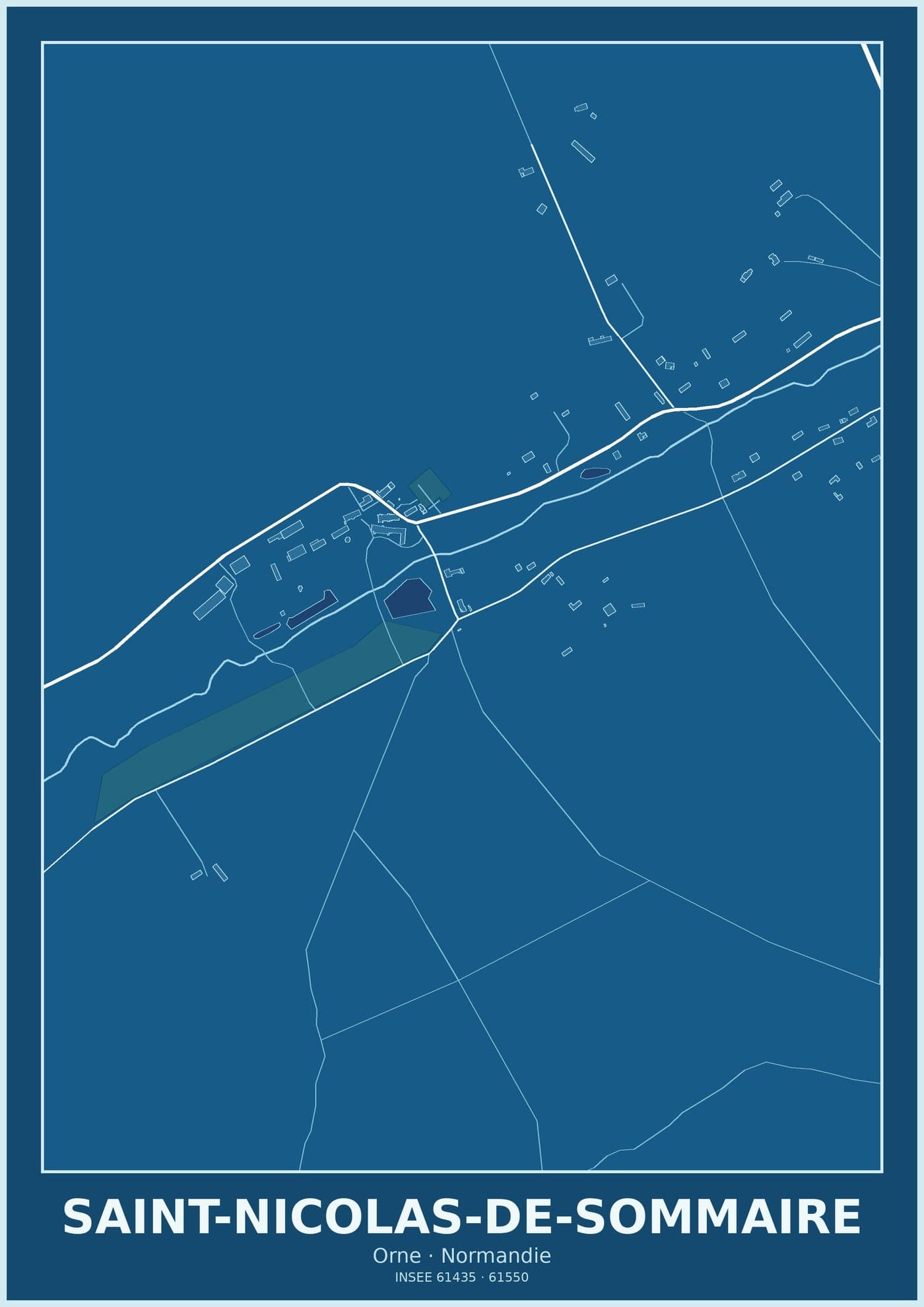 Plan de Saint-Nicolas-de-Sommaire