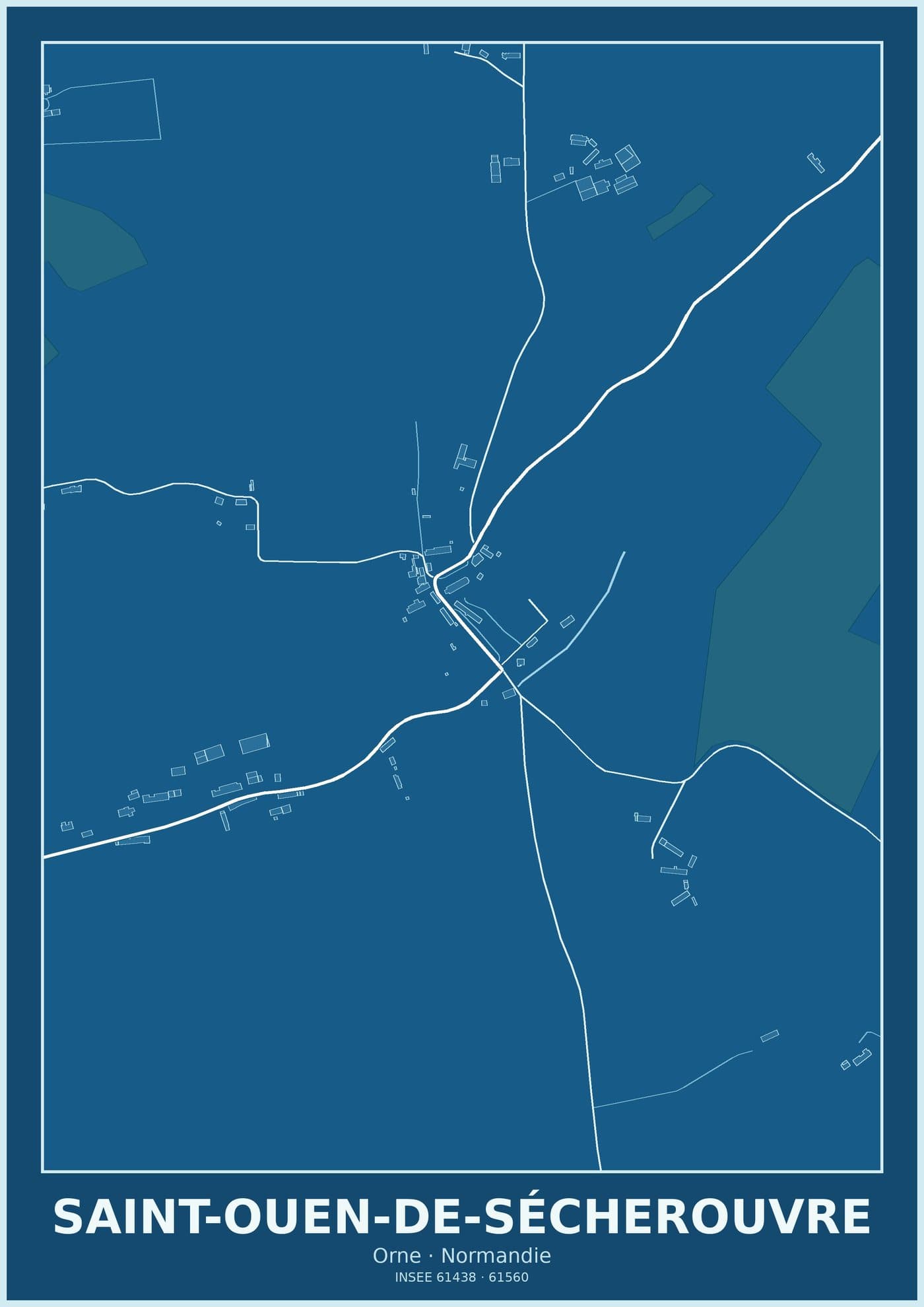 Plan de Saint-Ouen-de-Sécherouvre