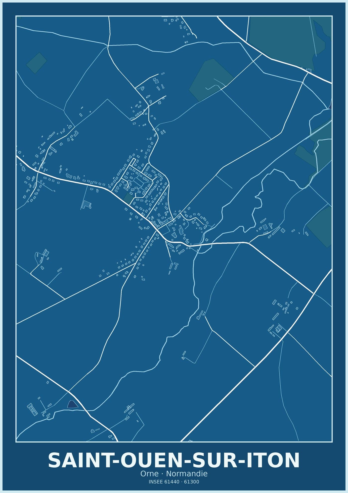 Plan de Saint-Ouen-sur-Iton