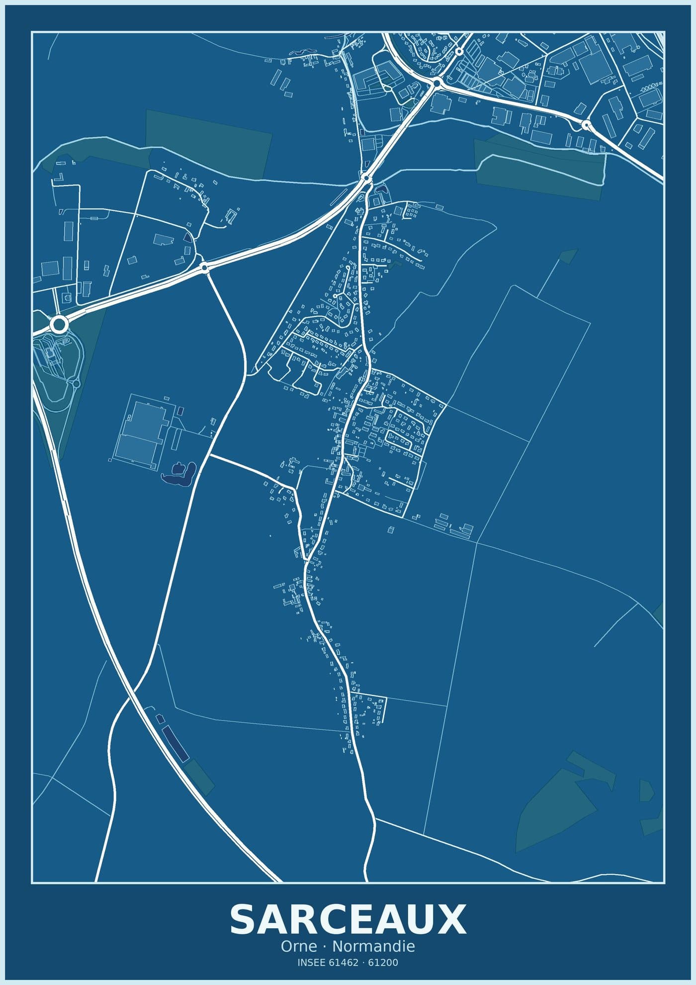 Plan de Sarceaux
