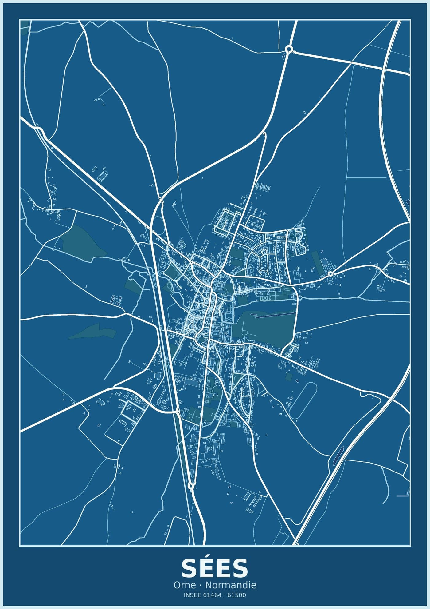 Plan de Sées