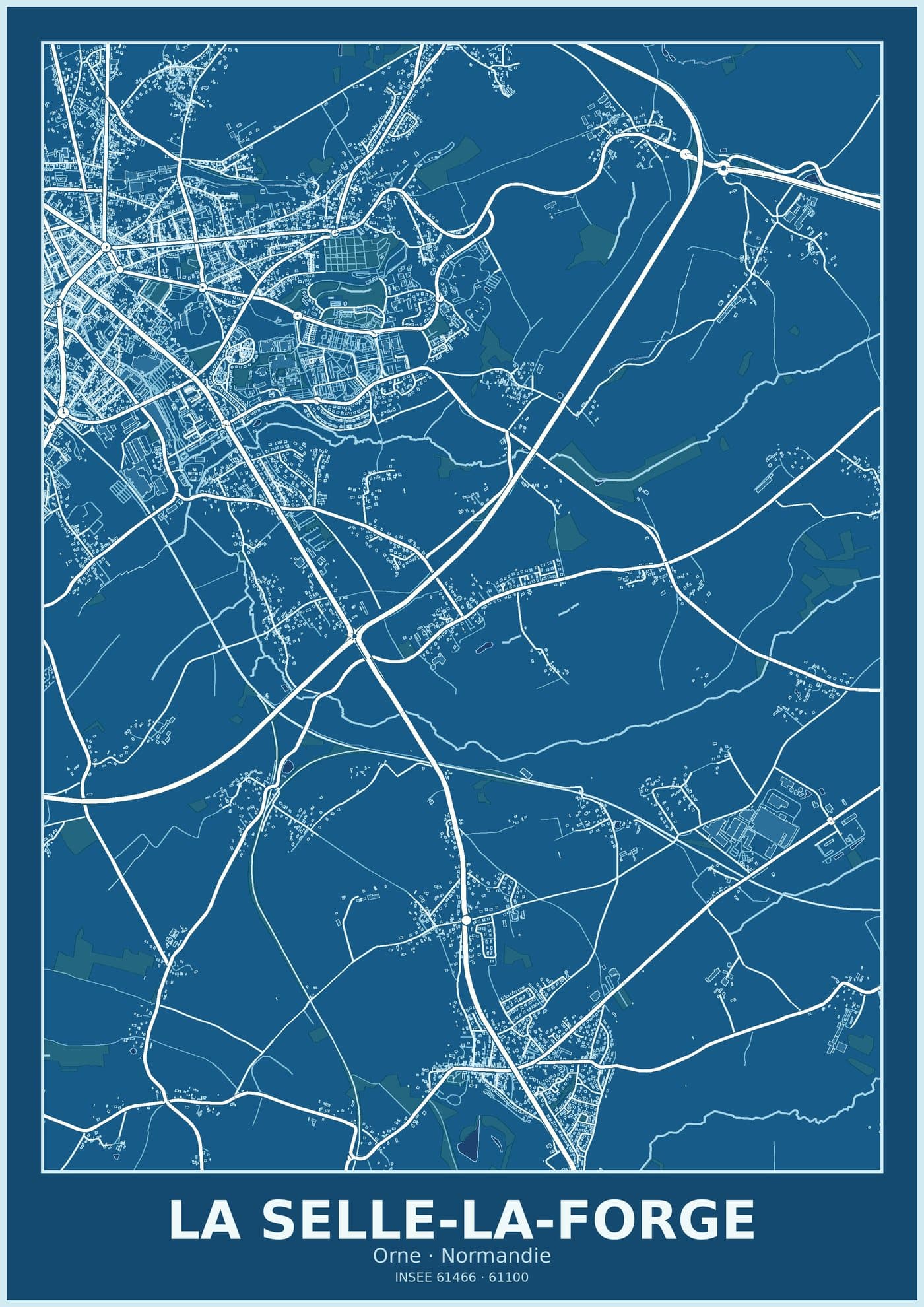 Plan de La Selle-la-Forge