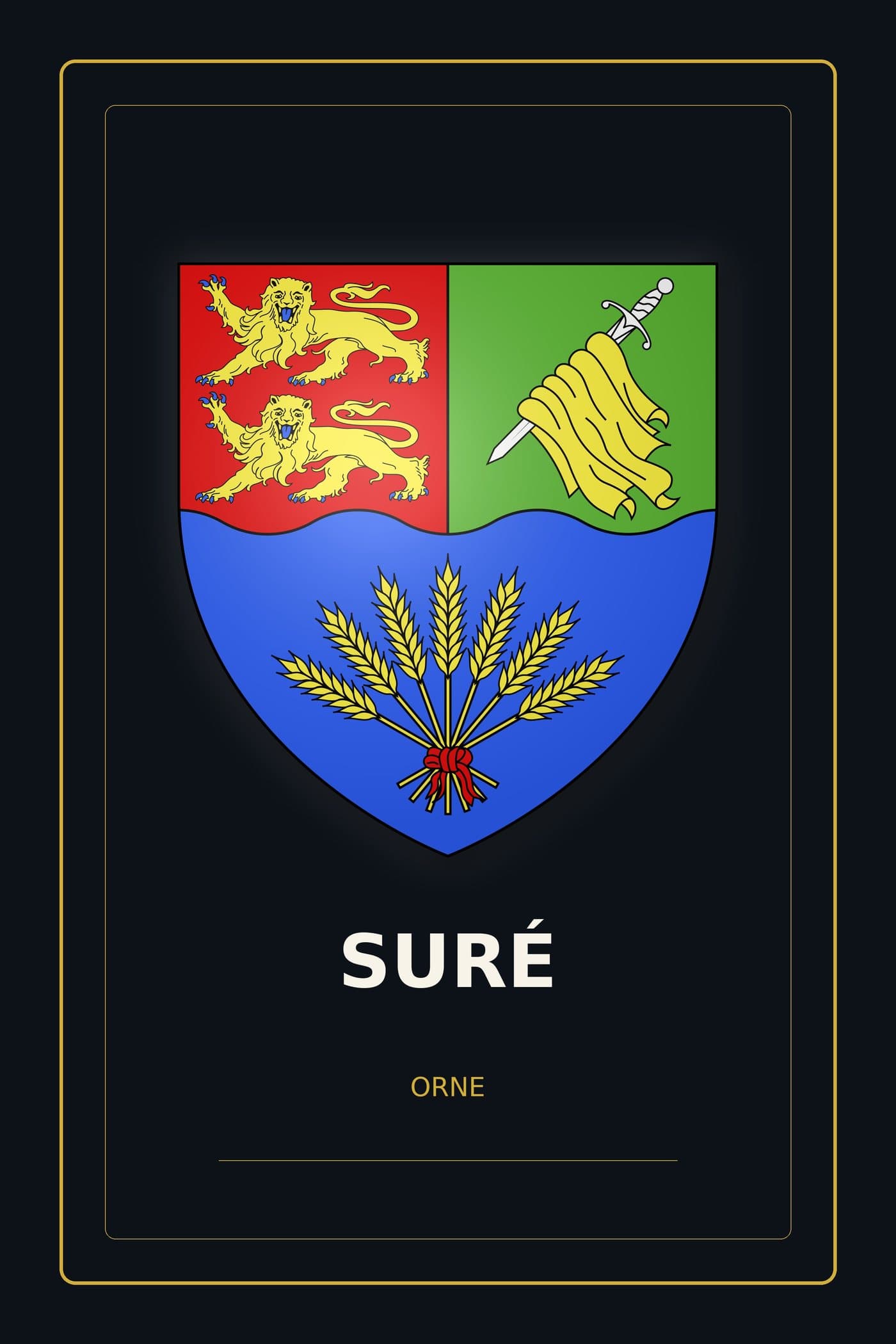 Blason de Suré