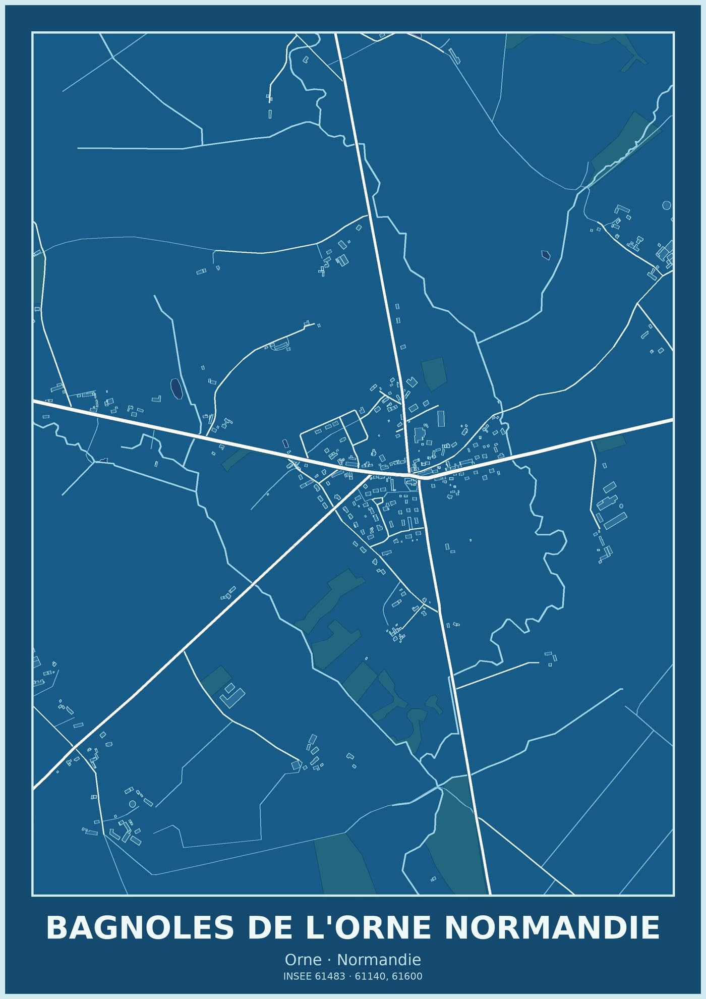 Plan de Bagnoles de l'Orne Normandie