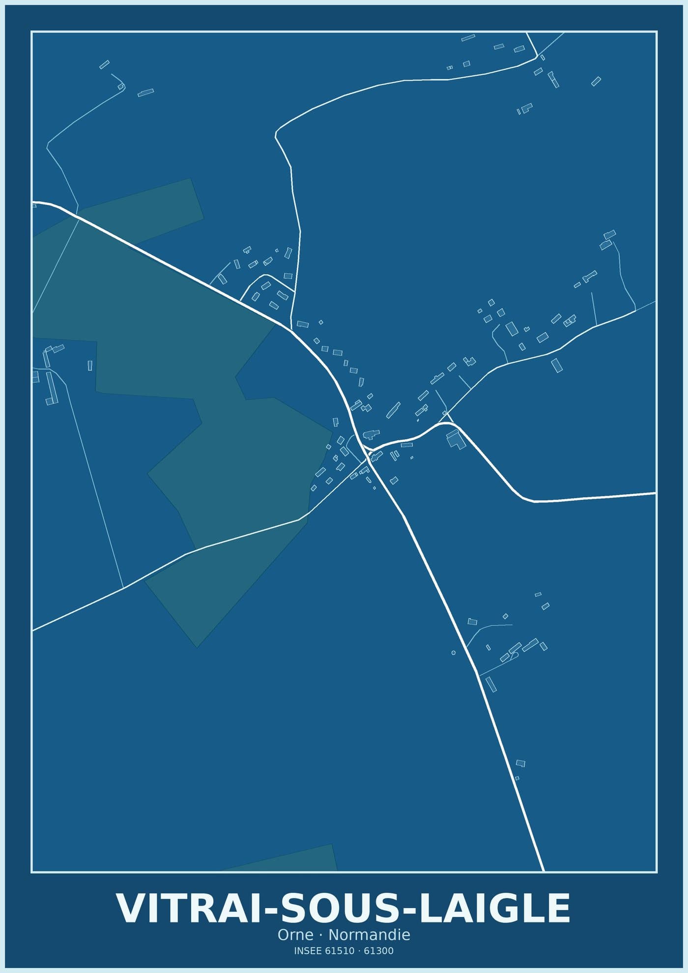 Plan de Vitrai-sous-Laigle