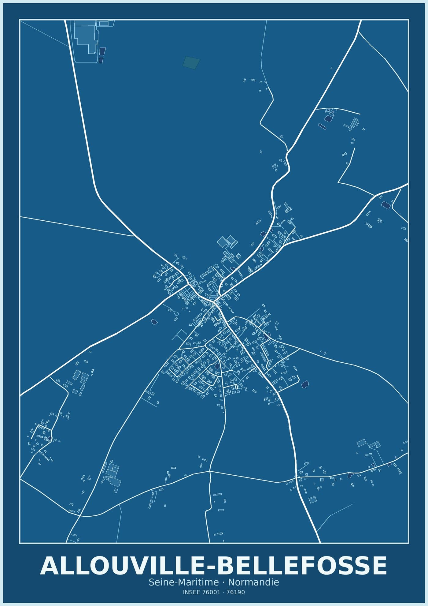 Plan d'Allouville-Bellefosse