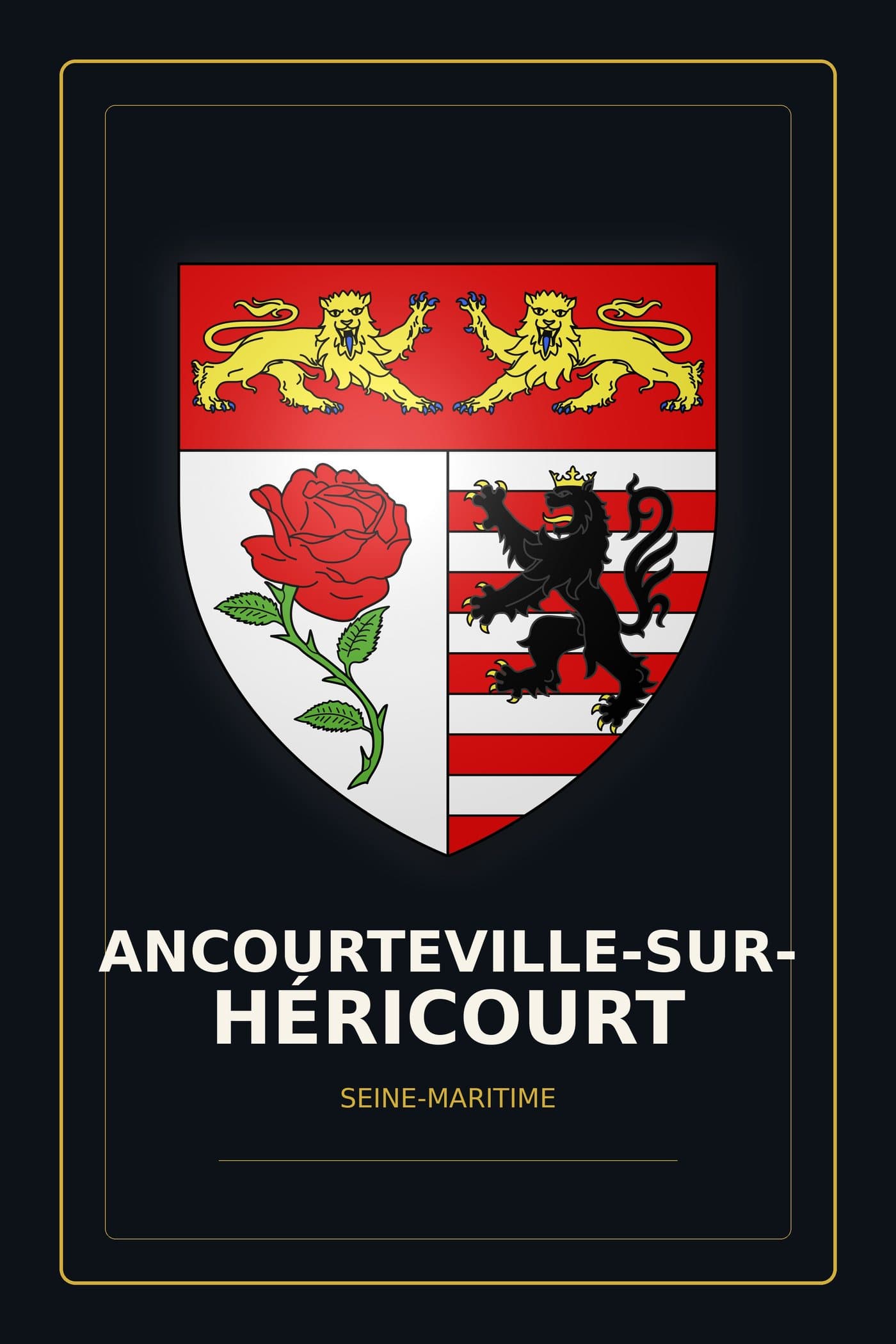 Blason d'Ancourteville-sur-Héricourt