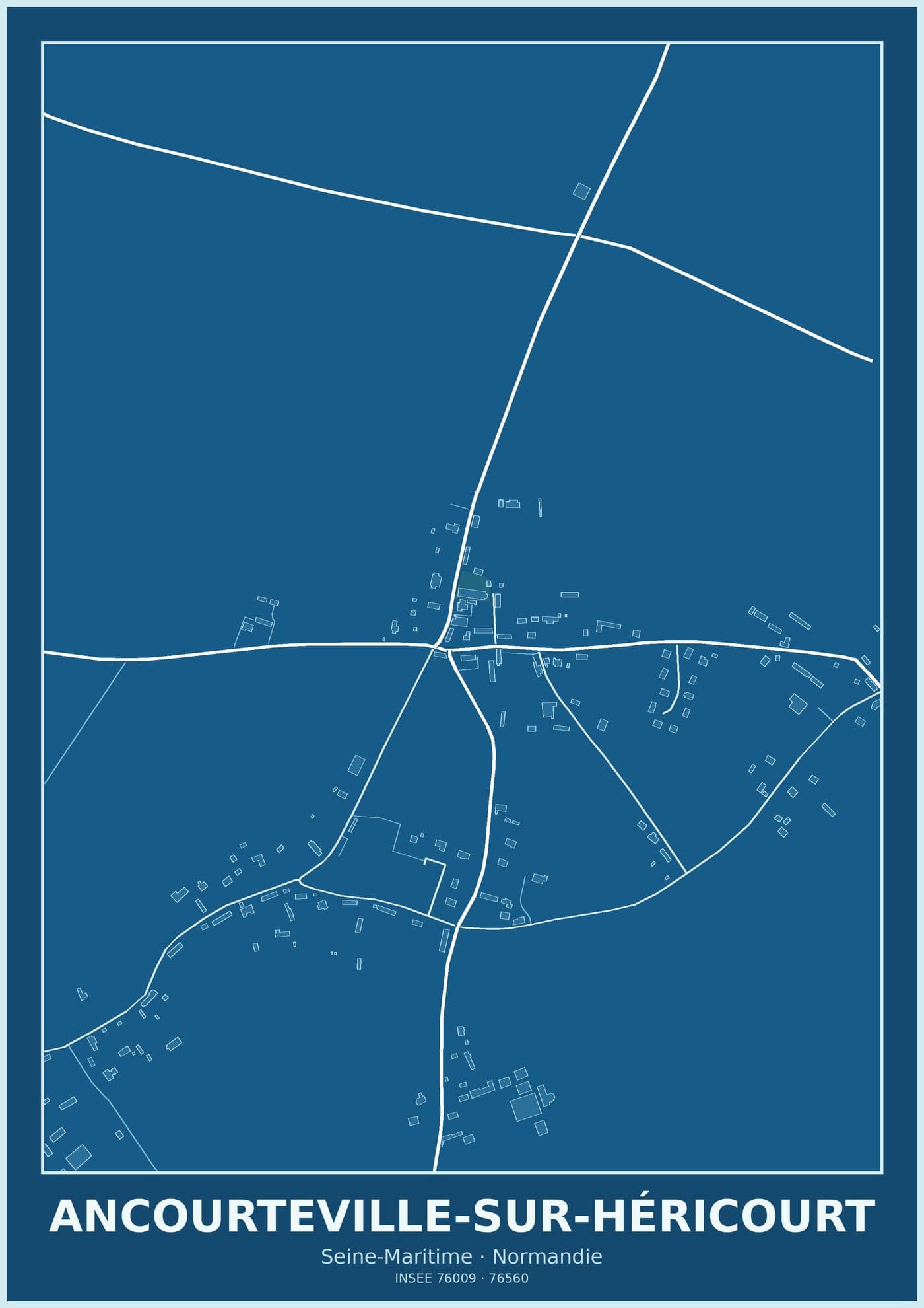 Plan d'Ancourteville-sur-Héricourt