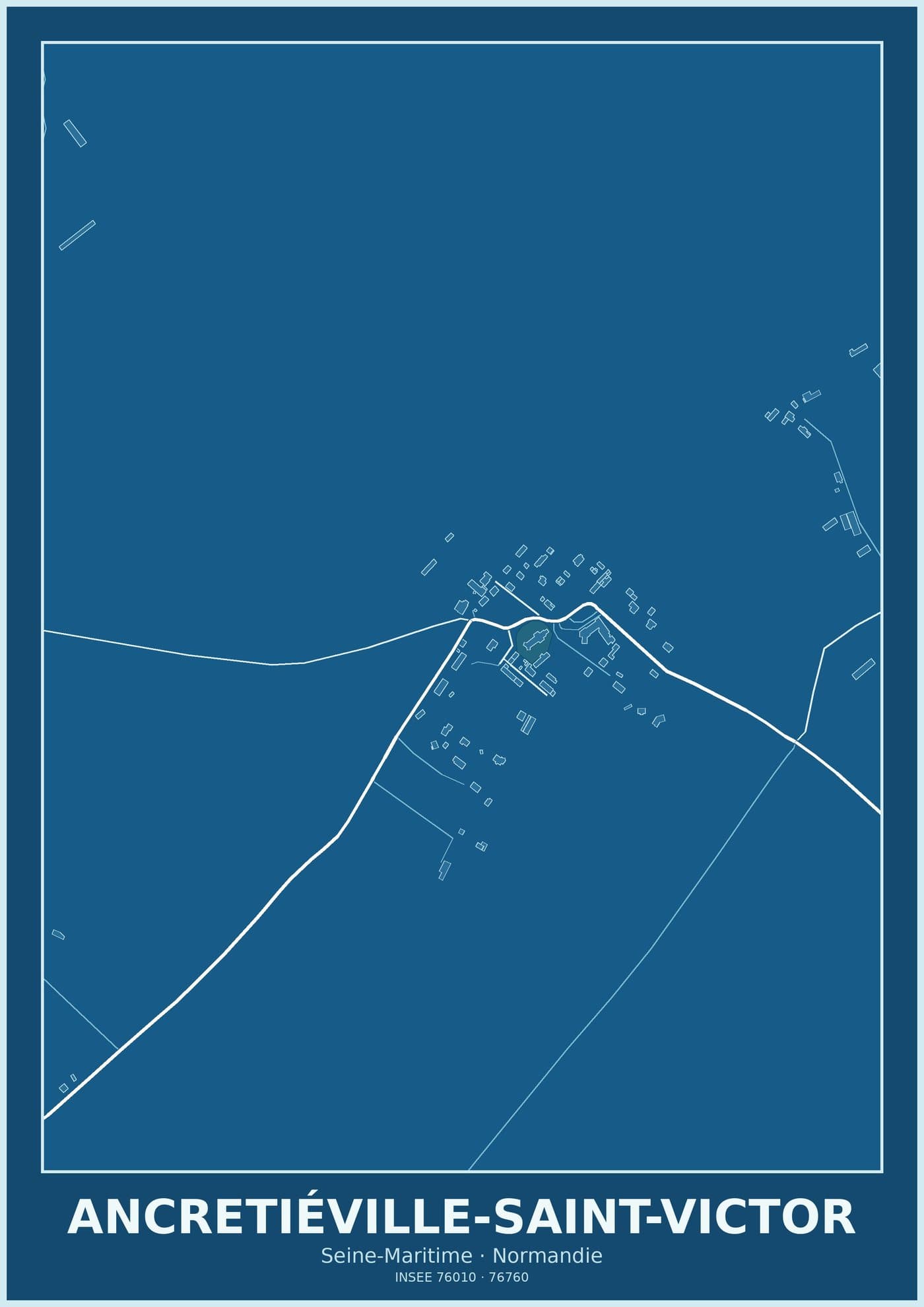 Plan d'Ancretiéville-Saint-Victor