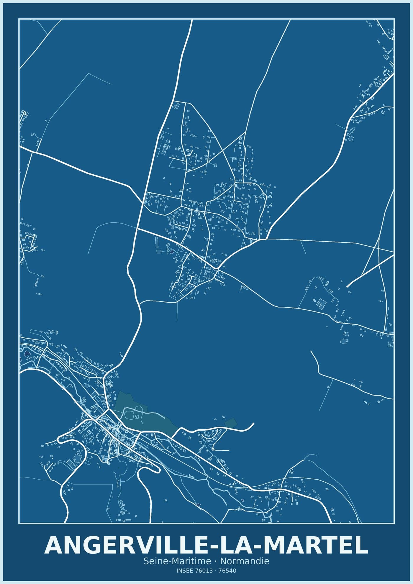 Plan d'Angerville-la-Martel