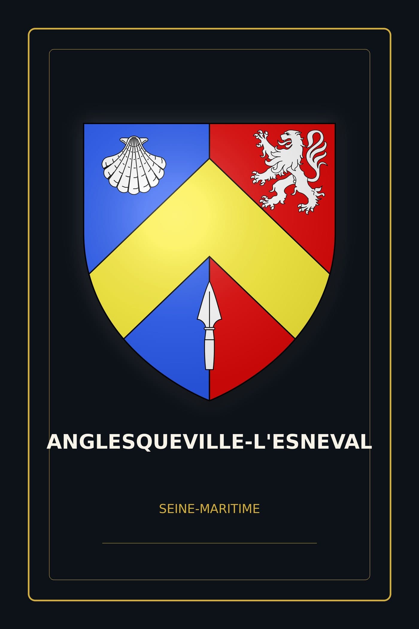 Blason d'Anglesqueville-l'Esneval