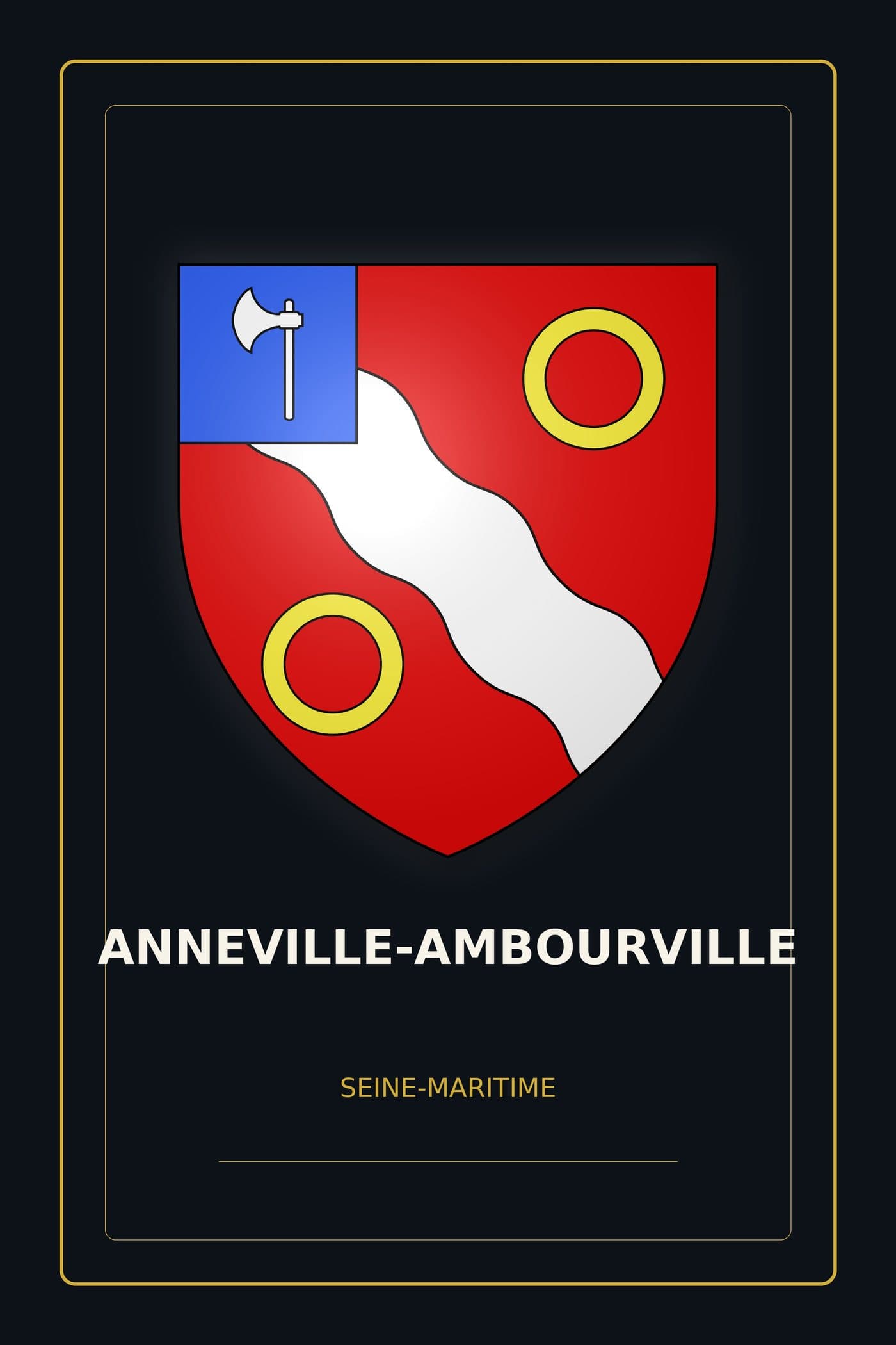 Blason d'Anneville-Ambourville