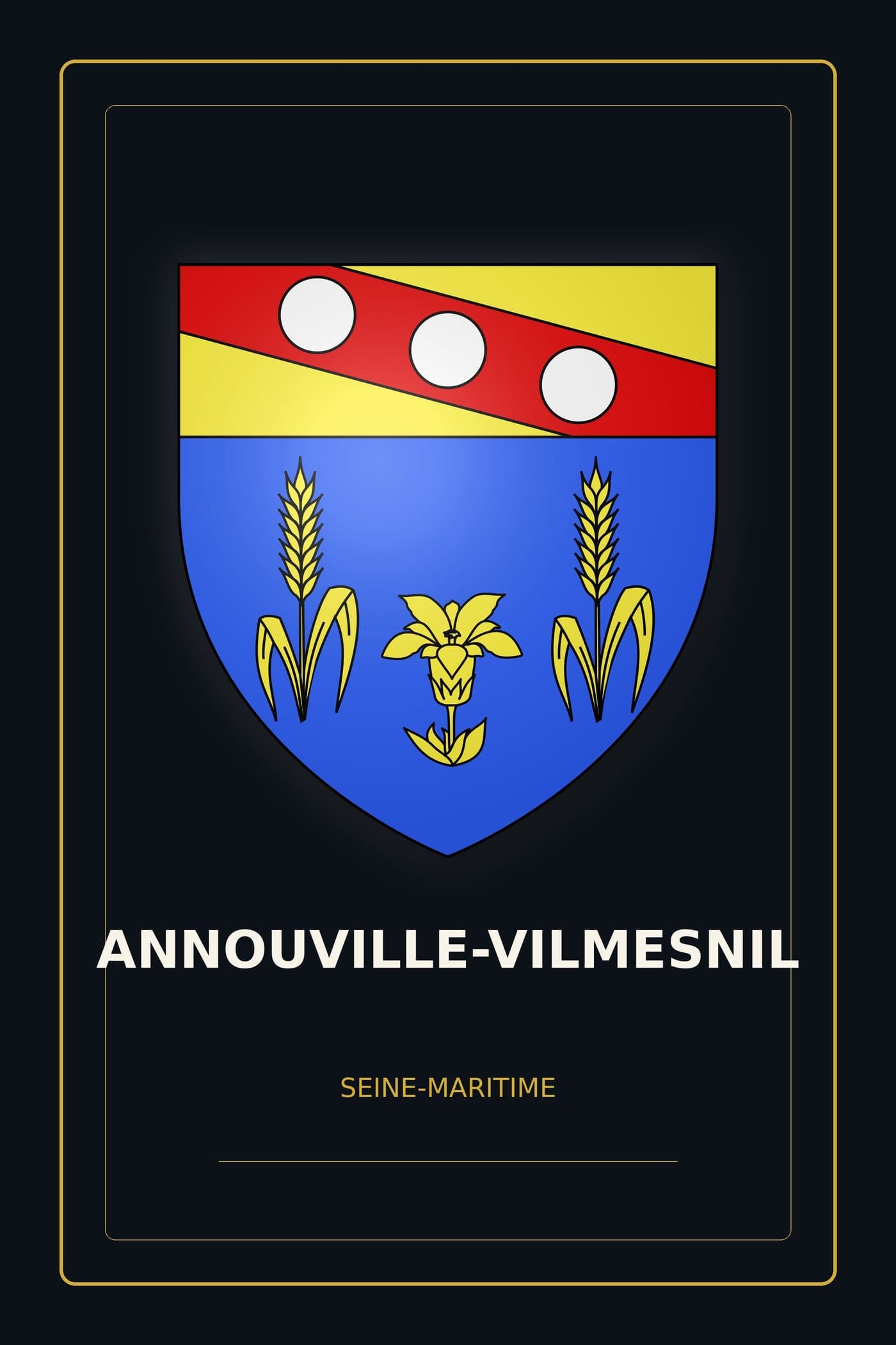 Blason d'Annouville-Vilmesnil