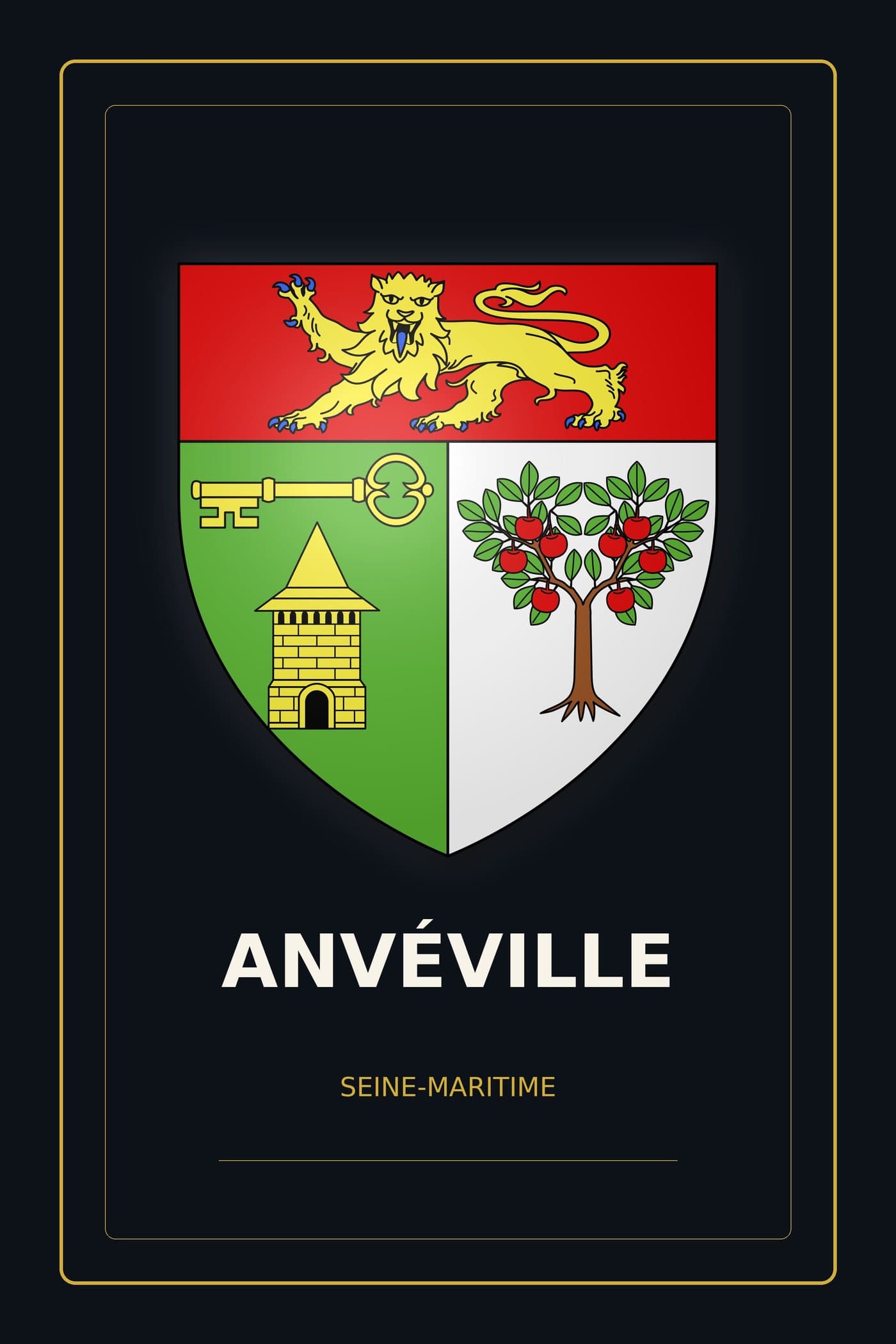 Blason d'Anvéville