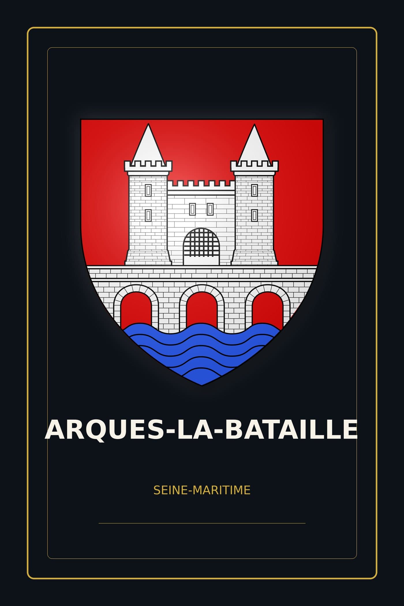 Blason d'Arques-la-Bataille
