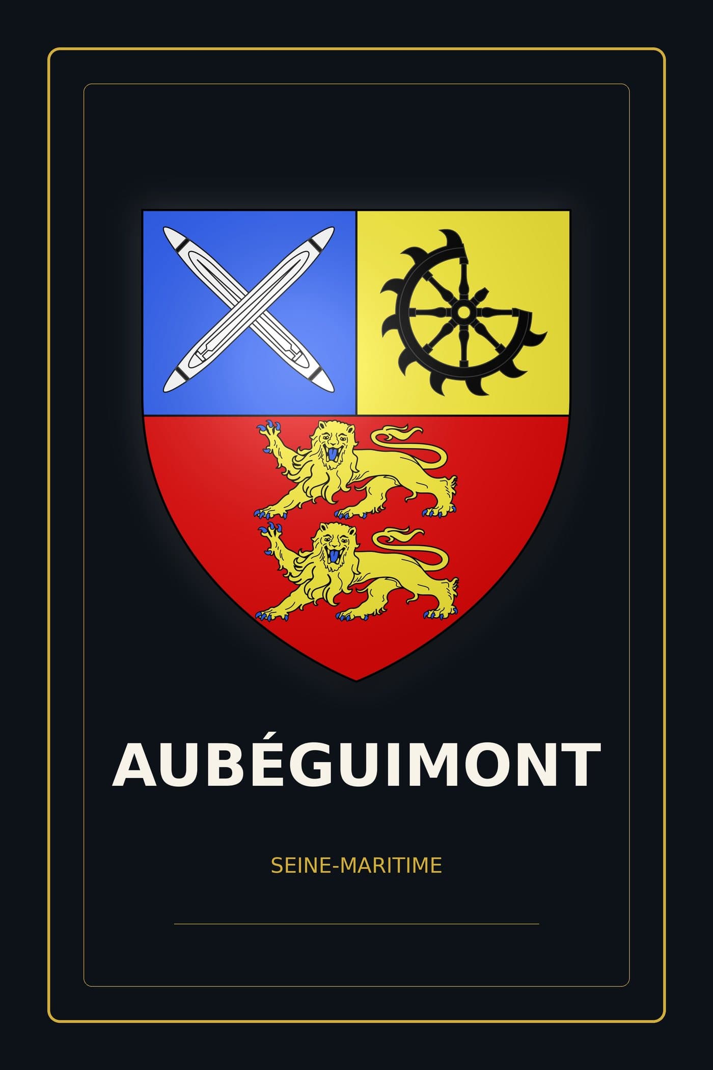 Blason d'Aubéguimont