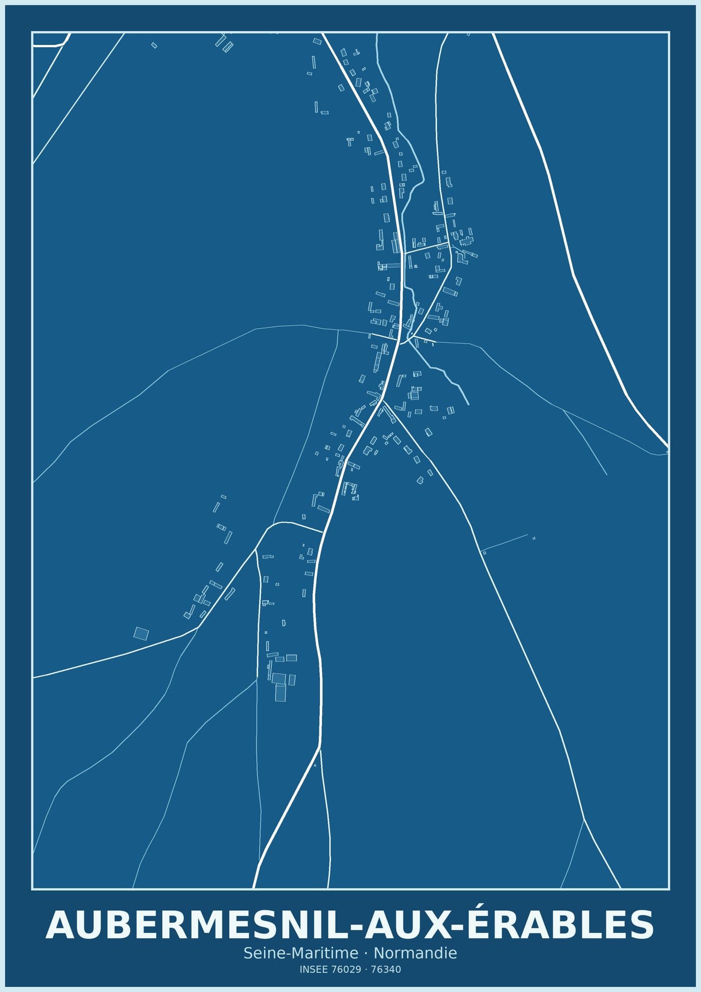Plan d'Aubermesnil-aux-Érables