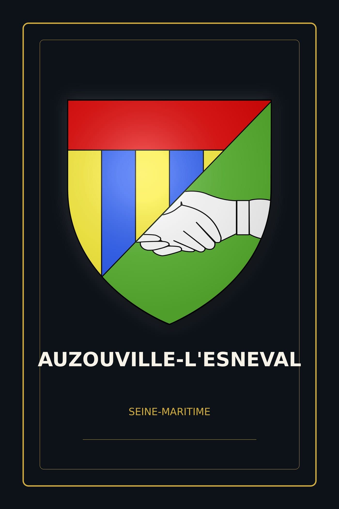 Blason d'Auzouville-l'Esneval