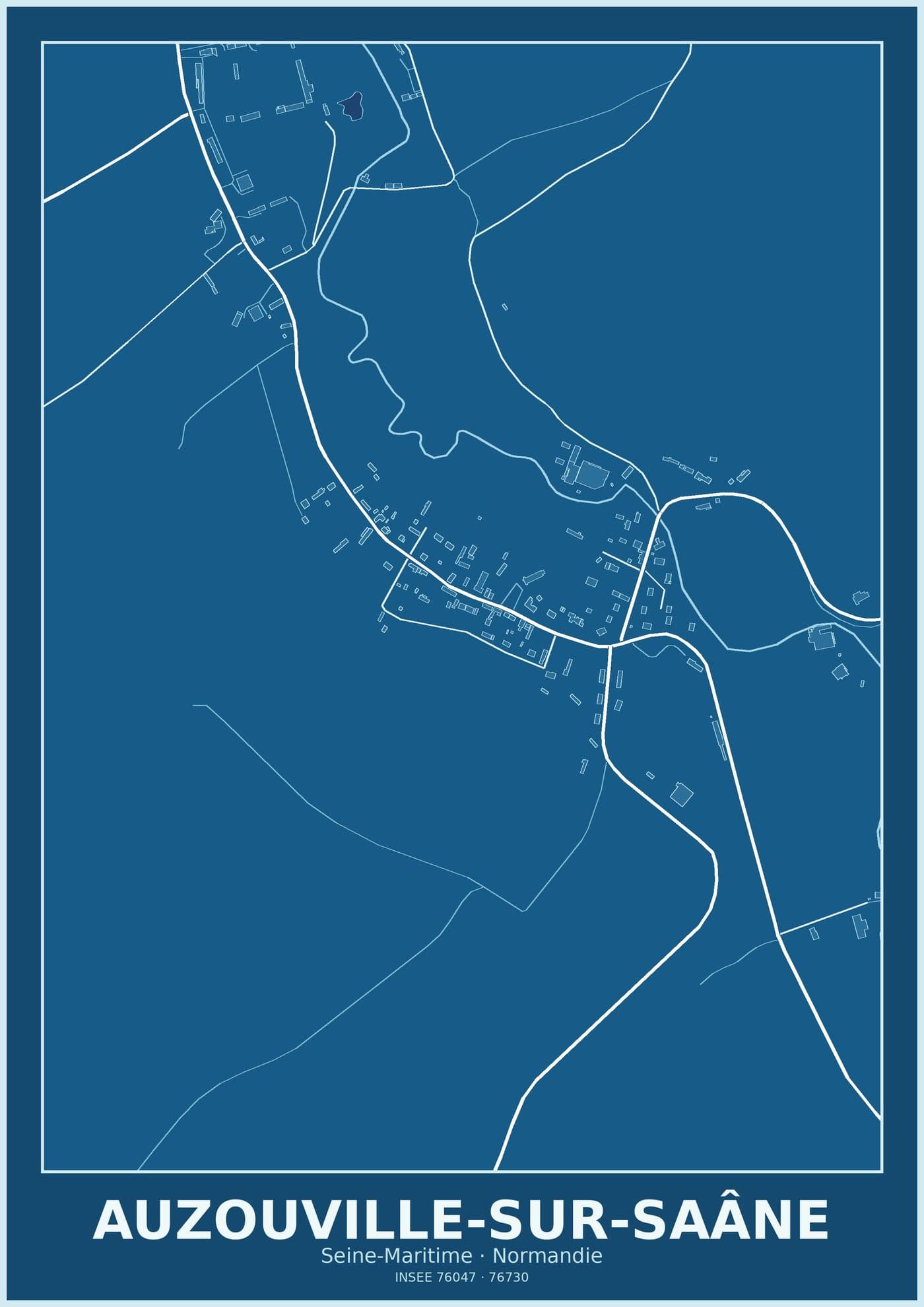 Plan d'Auzouville-sur-Saâne