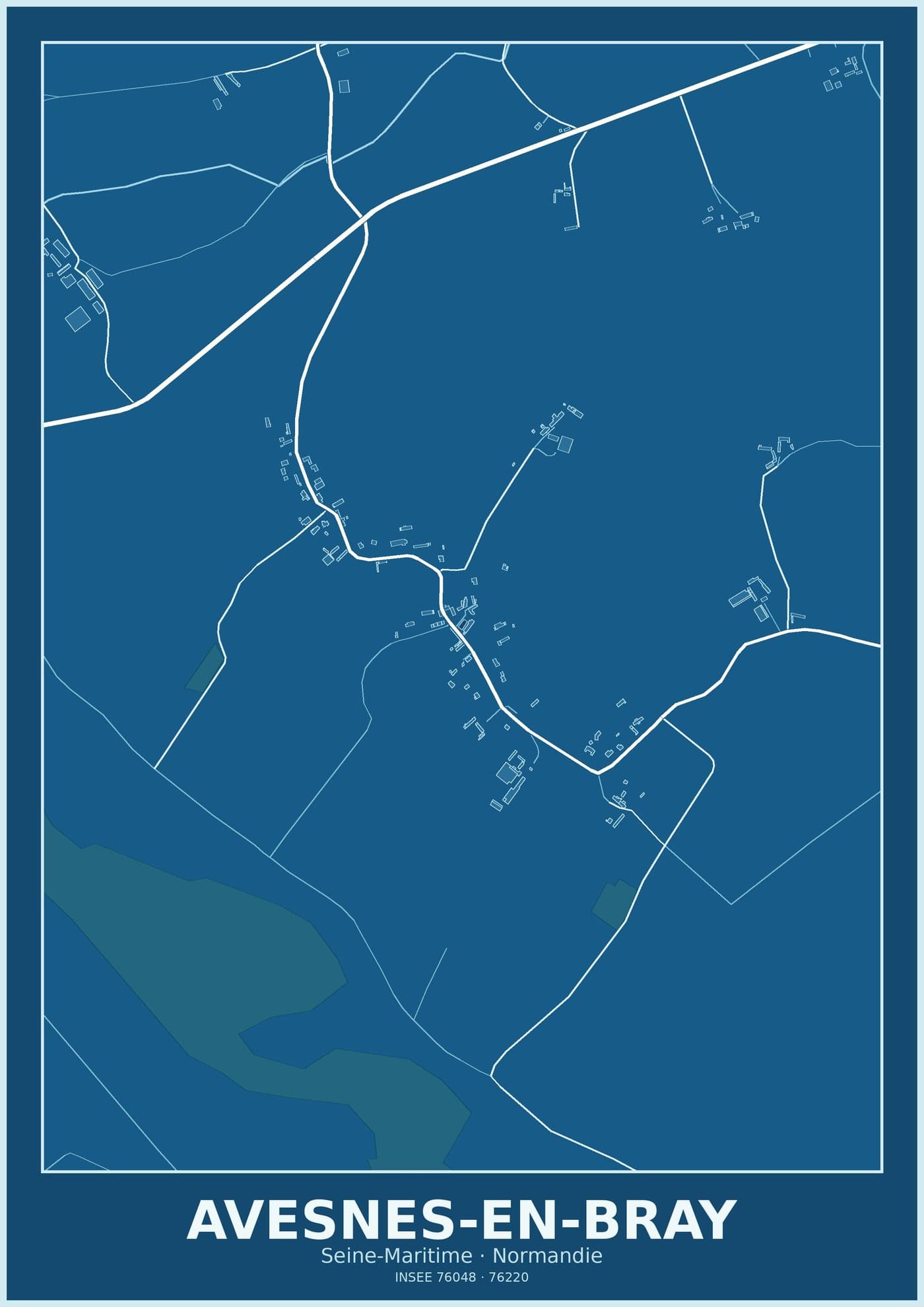Plan d'Avesnes-en-Bray