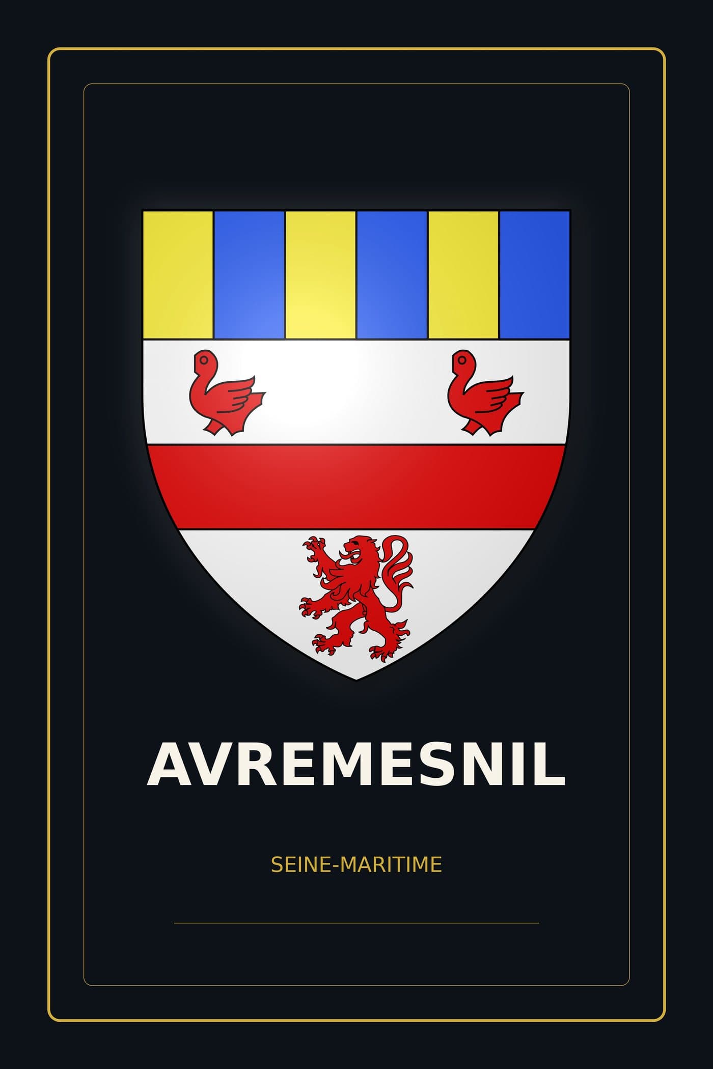 Blason d'Avremesnil