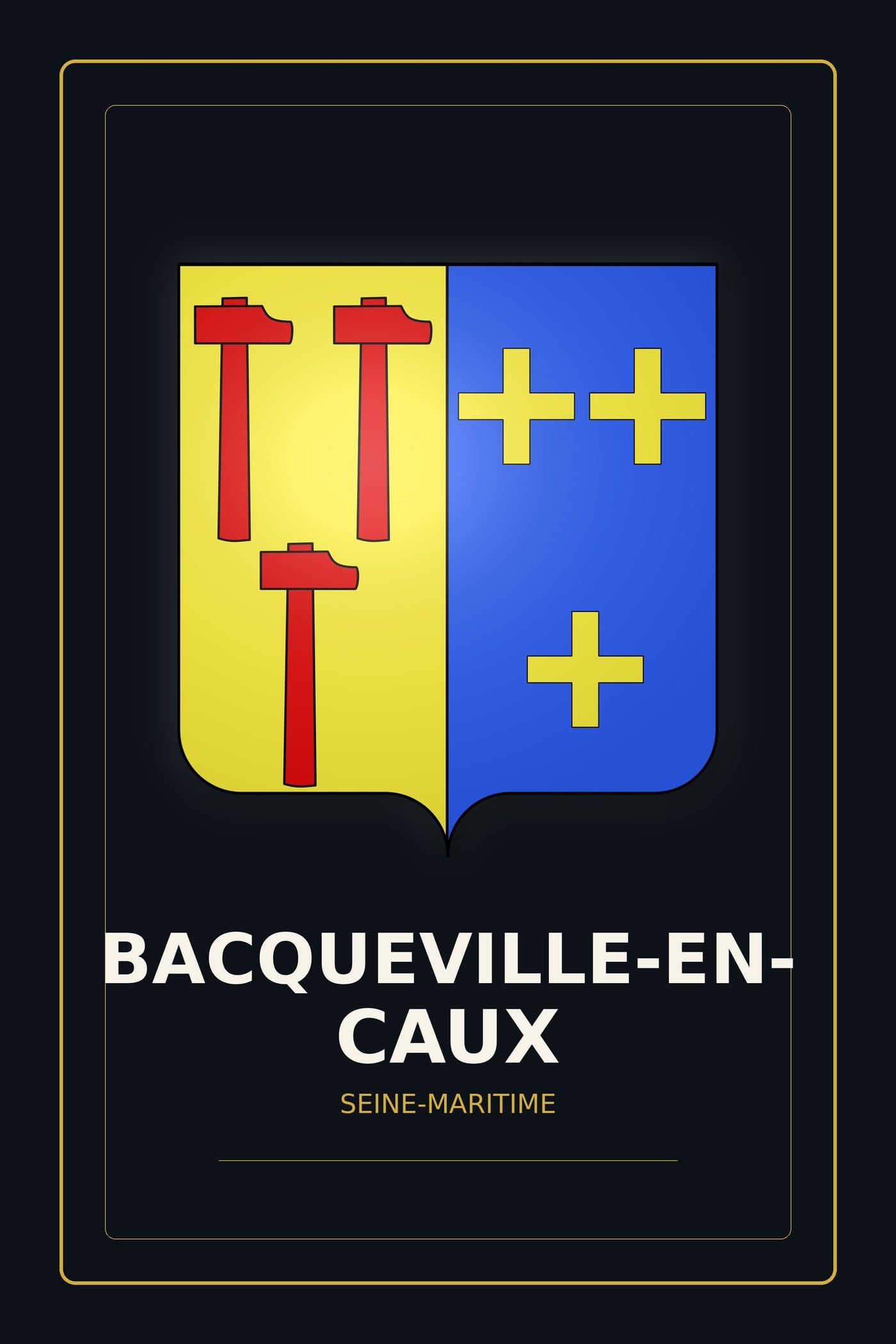 Blason de Bacqueville-en-Caux