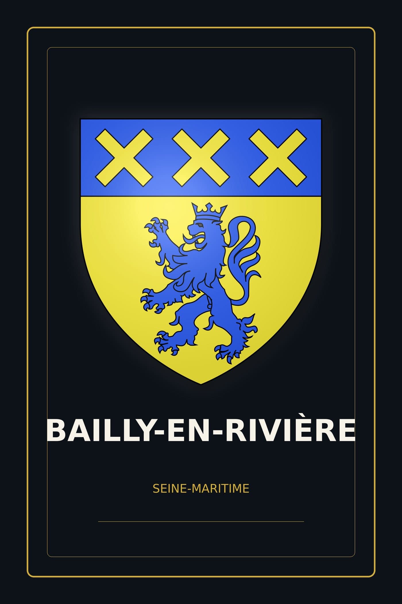 Blason de Bailly-en-Rivière