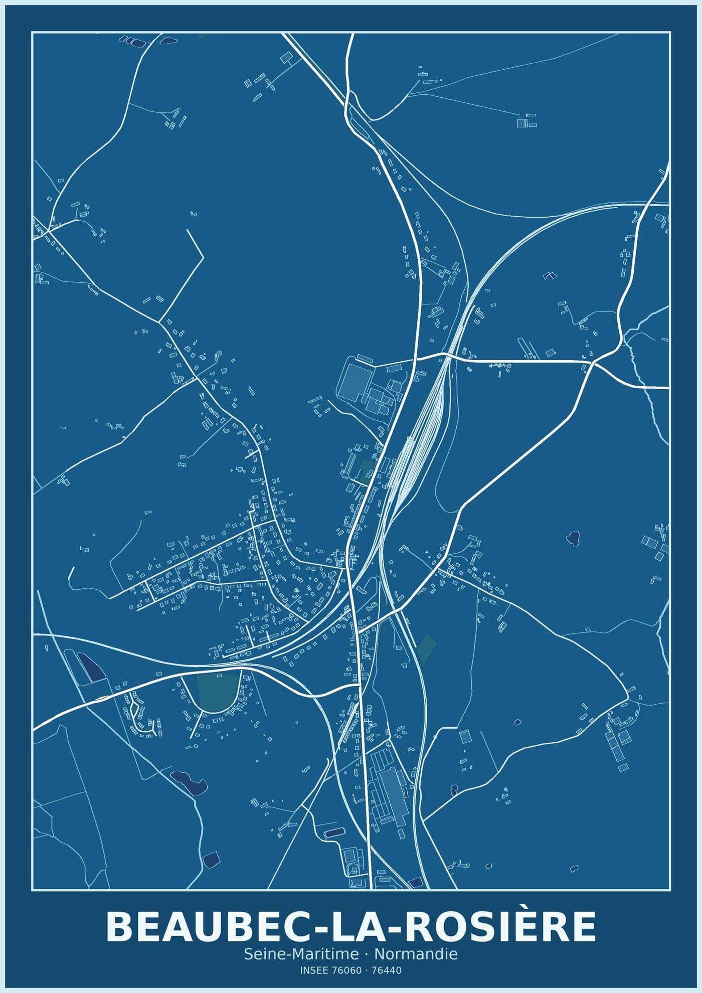 Plan de Beaubec-la-Rosière