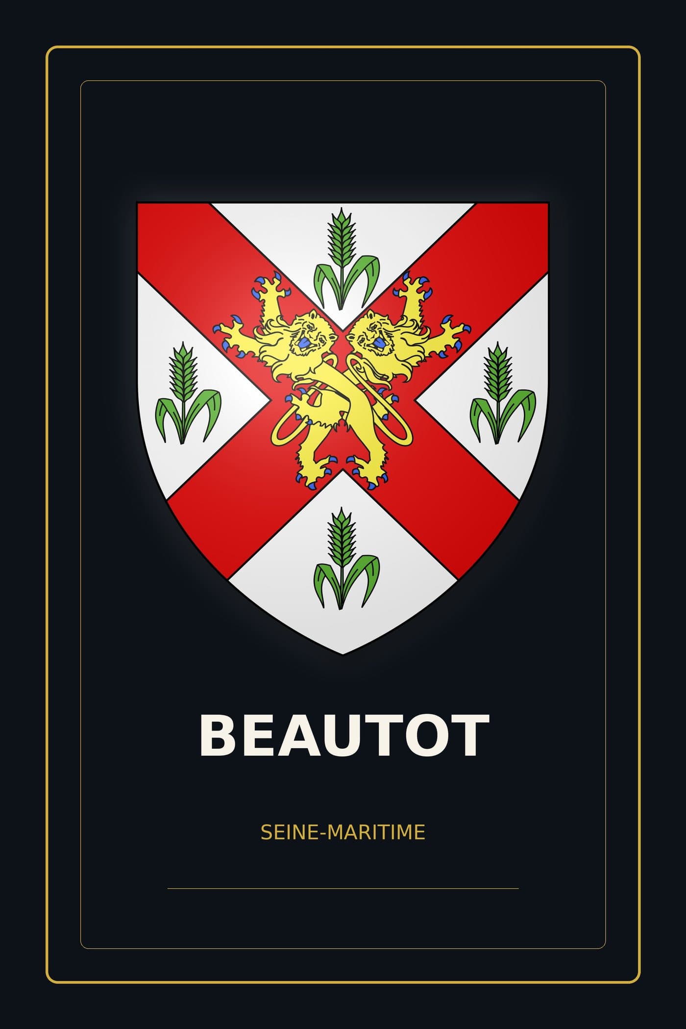 Blason de Beautot