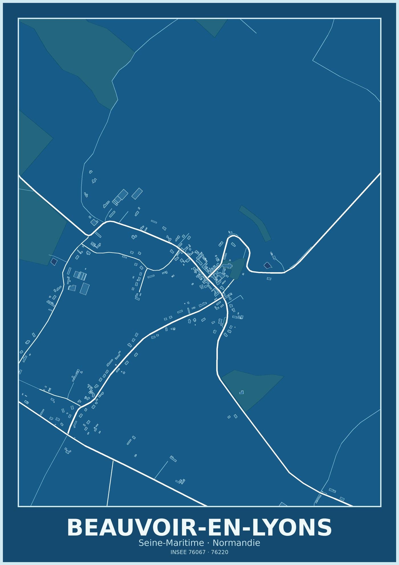Plan de Beauvoir-en-Lyons