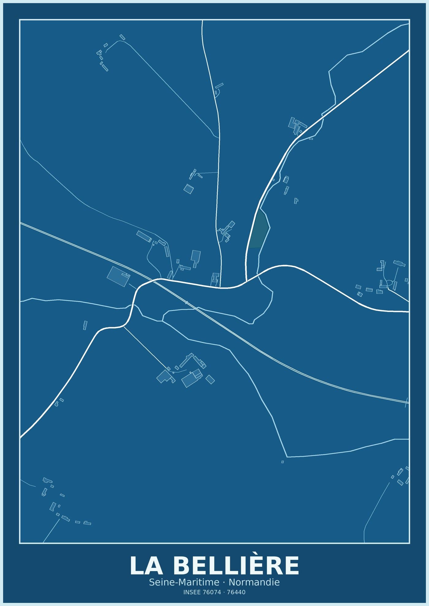 Plan de La Bellière